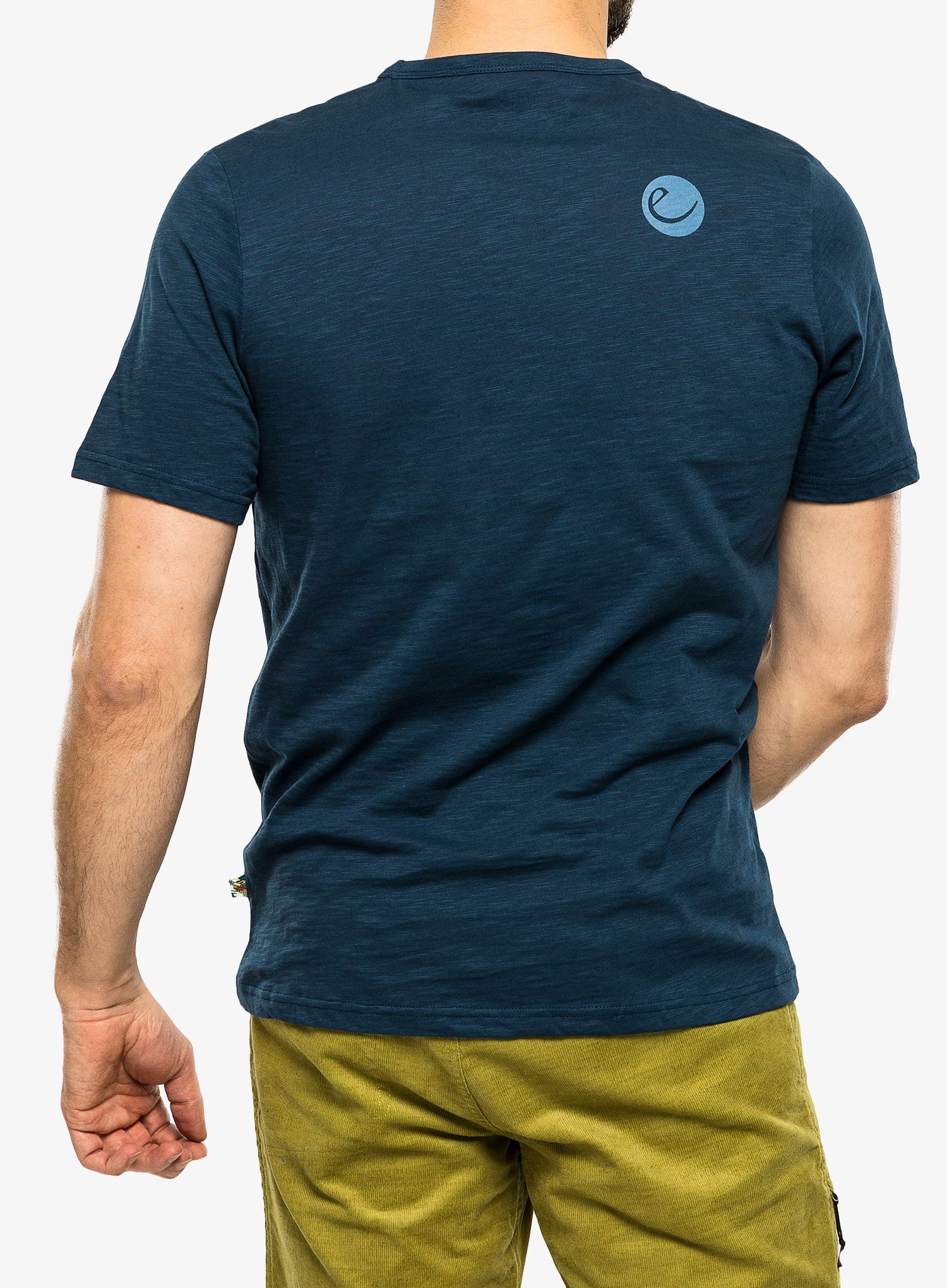 Bombažna majica Edelrid Me Highball T-Shirt IV - blueberry