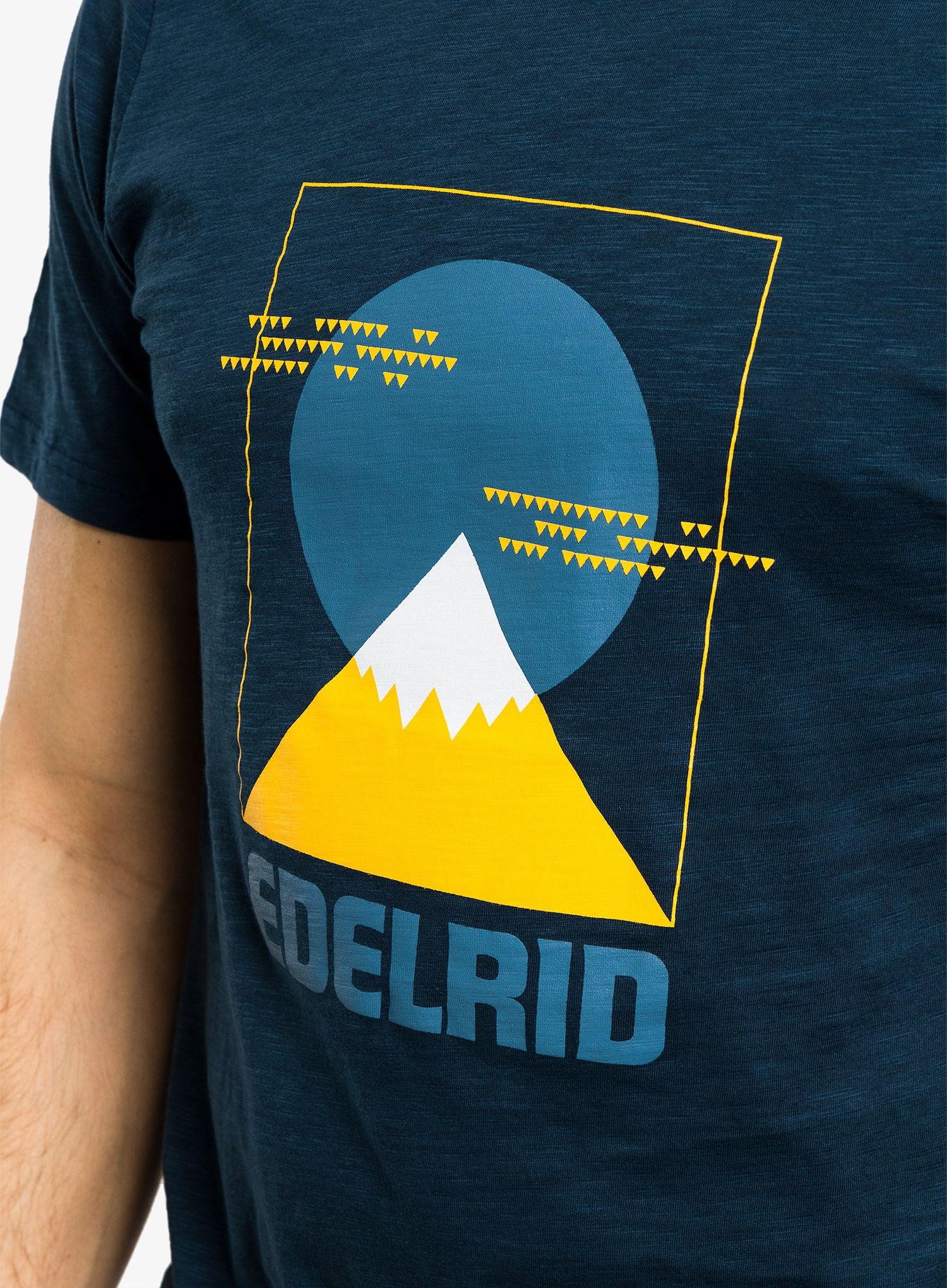 Bombažna majica Edelrid Me Highball T-Shirt IV - blueberry