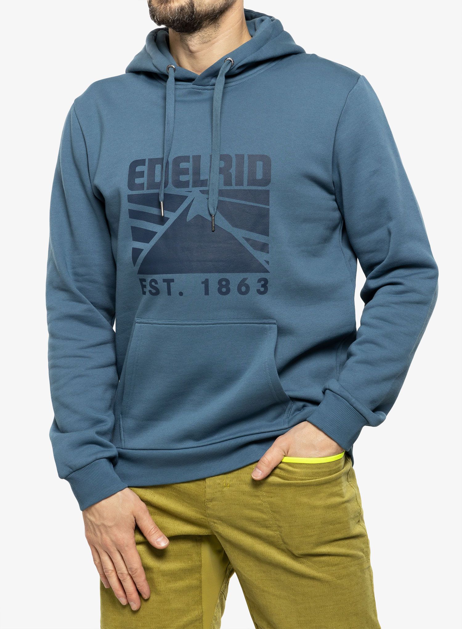 Jopica s kapuco Edelrid Me Spotter Hoody IV - bluegrey