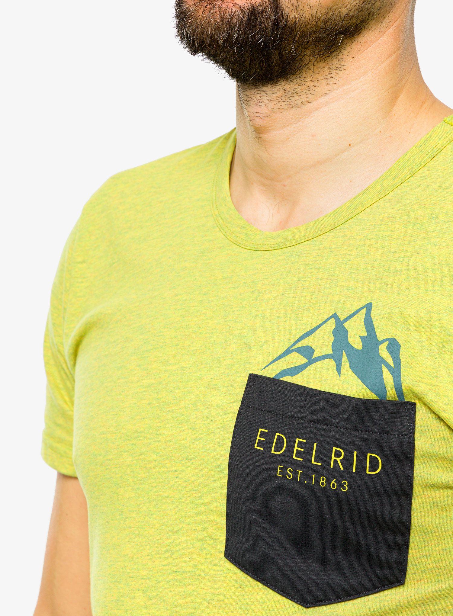 Bombažna majica Edelrid Onset T-Shirt - wasabi