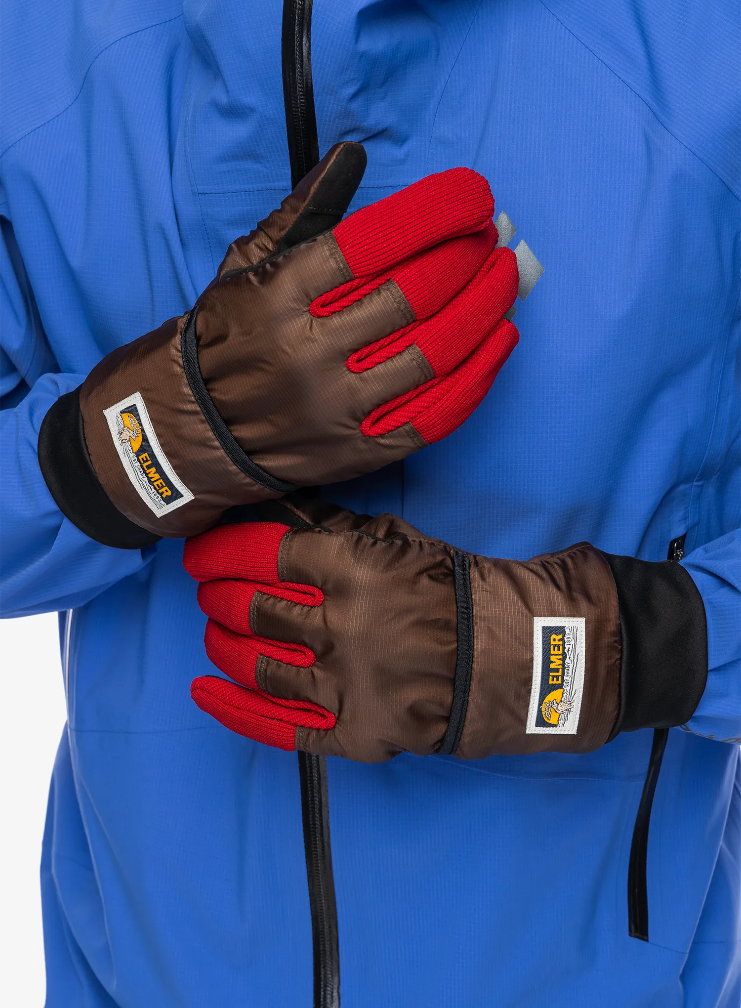 Vetrotesne rokavice Elmer EM304 City - c.brown