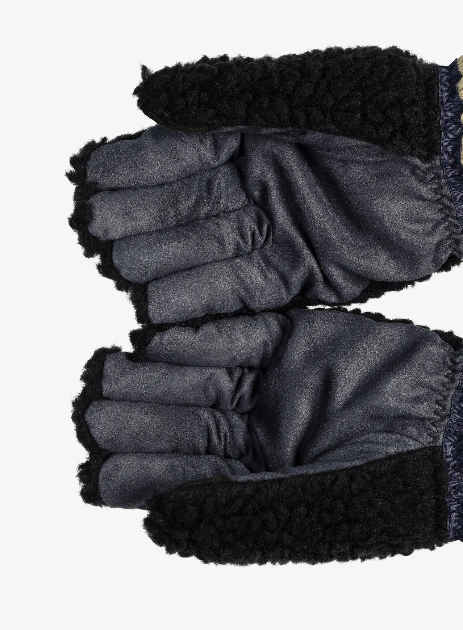 Volnene rokavice Elmer EM353 Teddy 5 Fingers - black