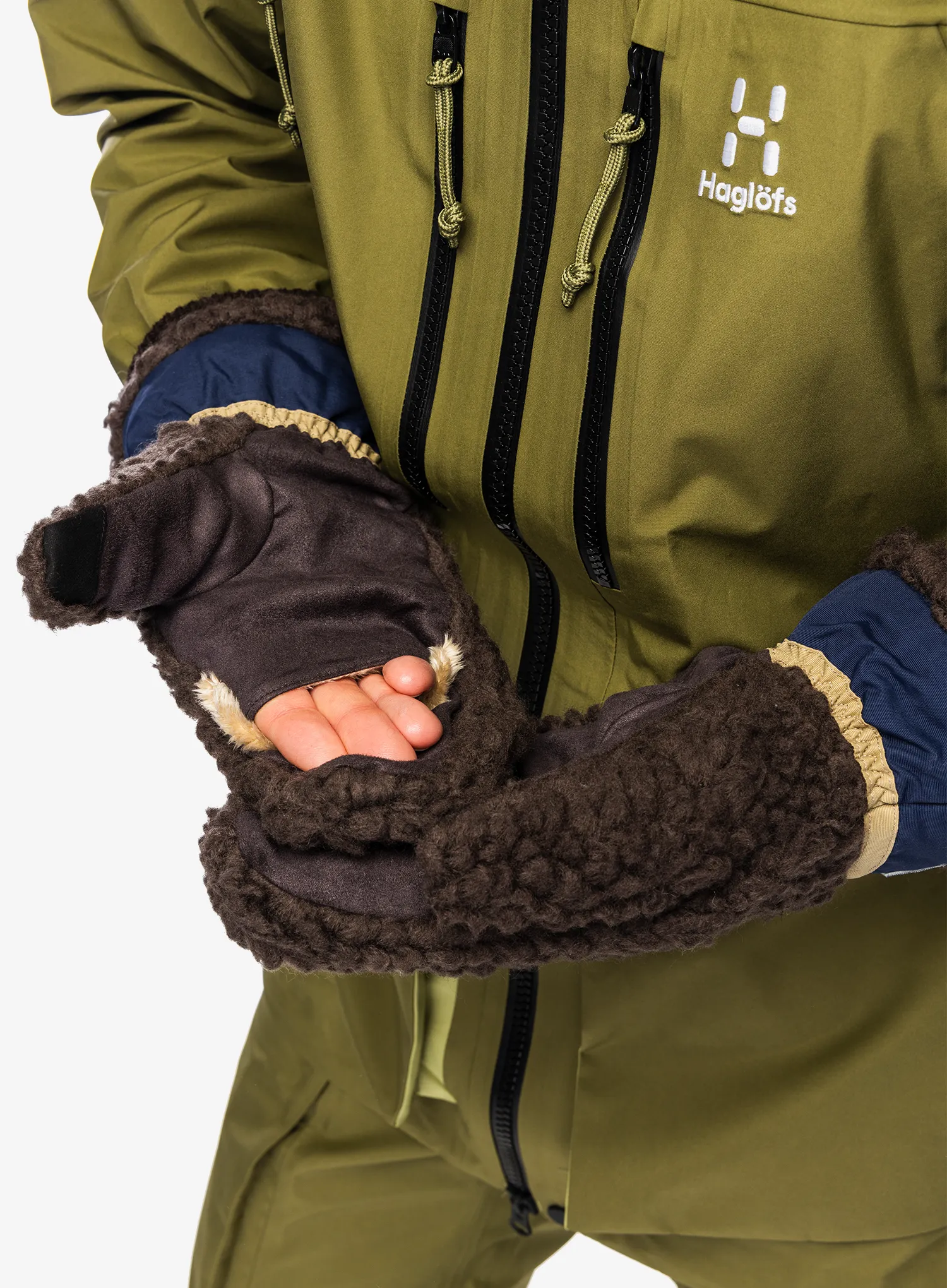 Palčniki Elmer EM354 Teddy Mitten - brown