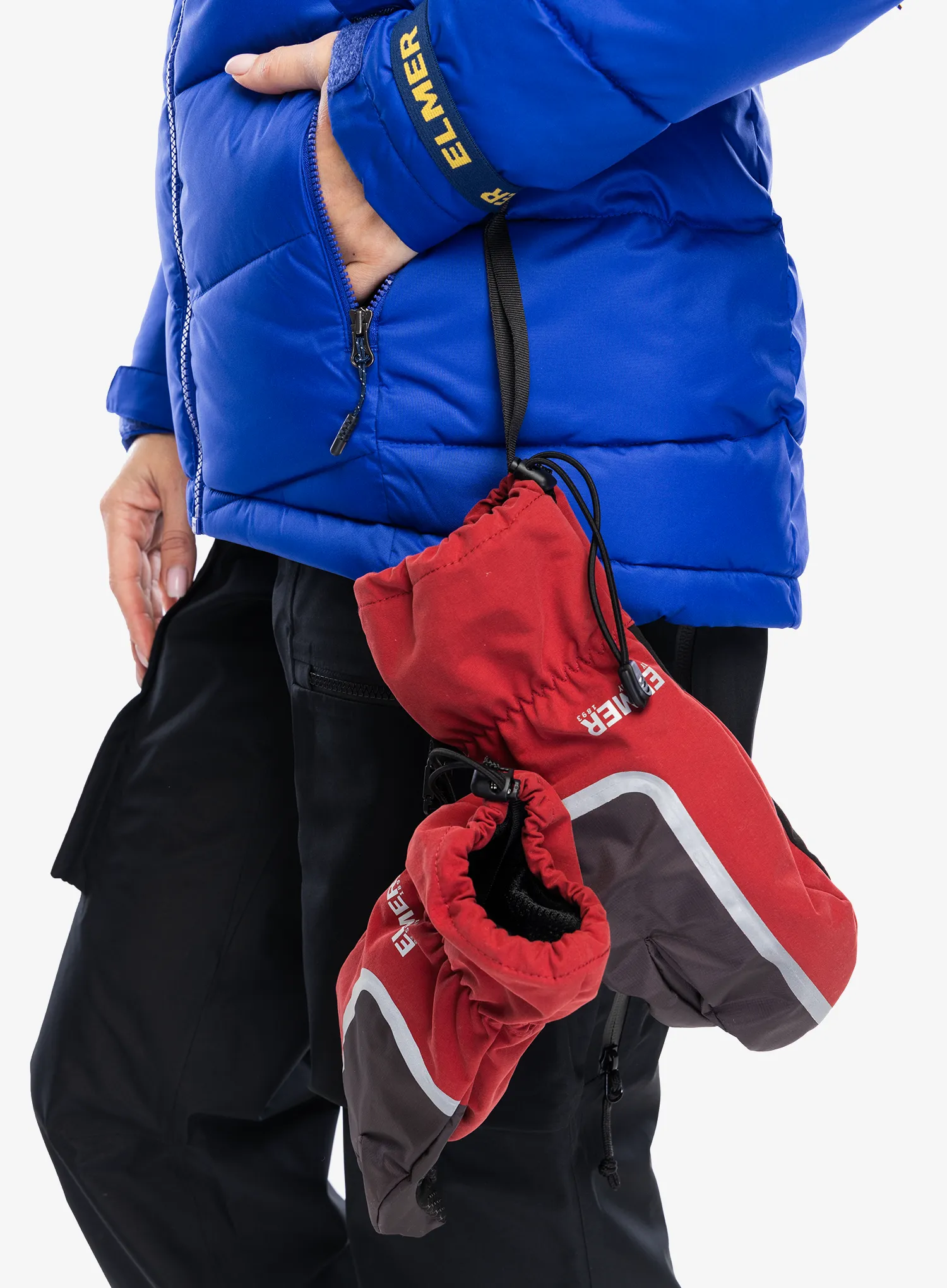Rokavice Elmer EM510 Windproof Over Trigger Mitten - red