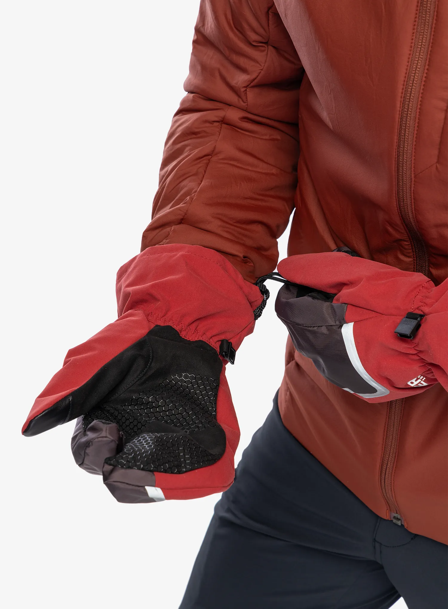 Rokavice Elmer EM510 Windproof Over Trigger Mitten - red