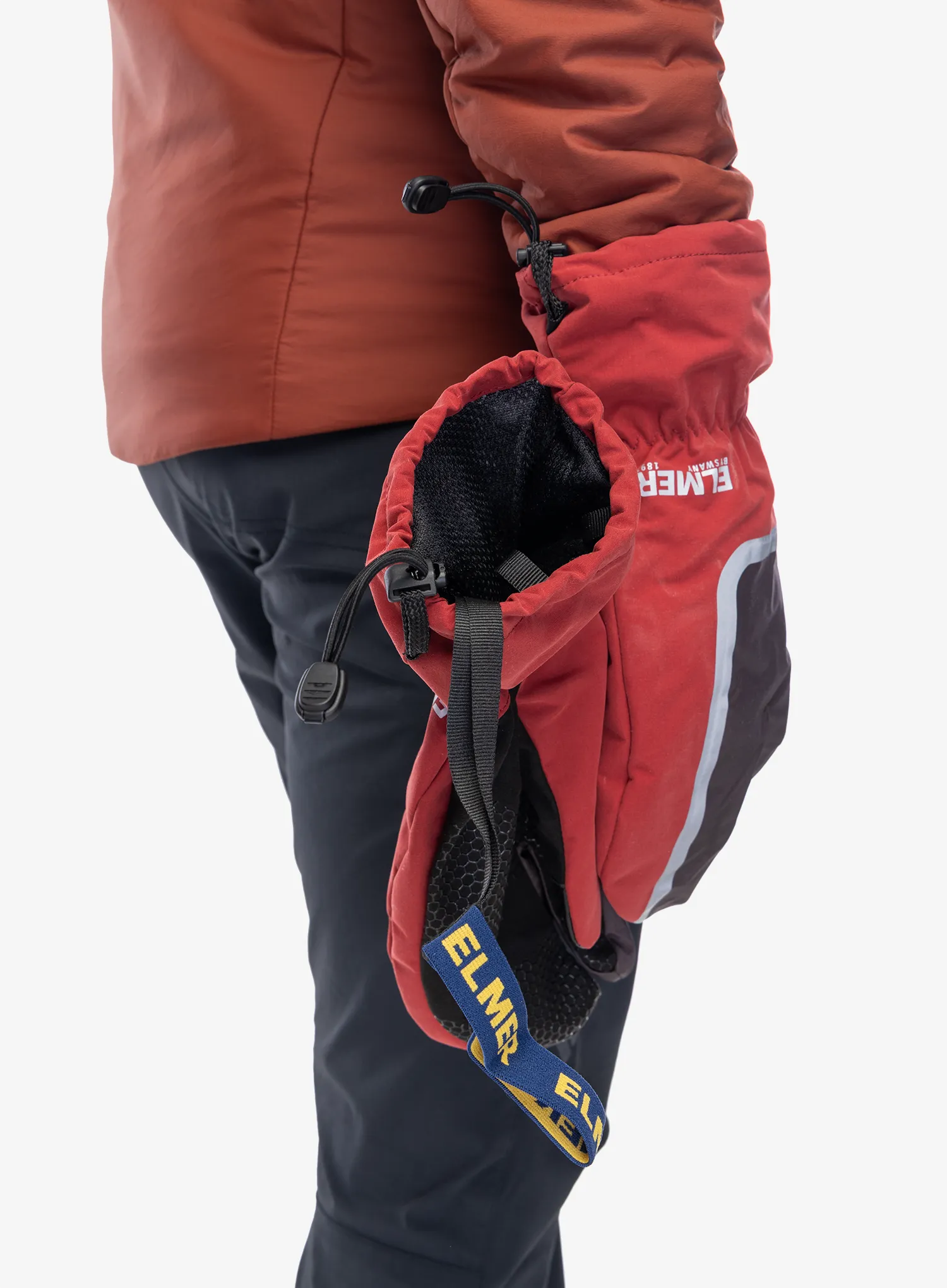 Rokavice Elmer EM510 Windproof Over Trigger Mitten - red