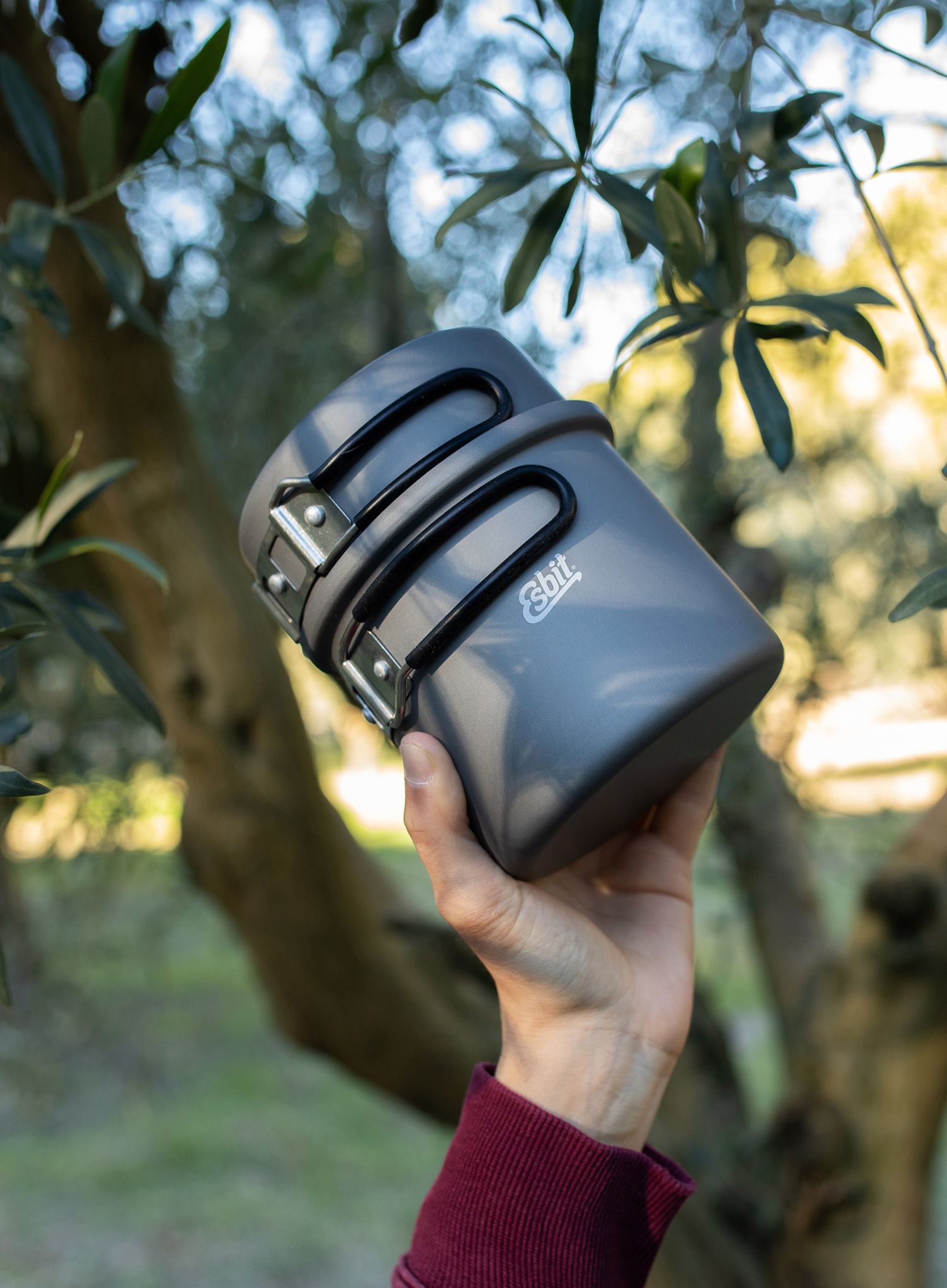 Lonec Esbit Aluminium Pot 1000