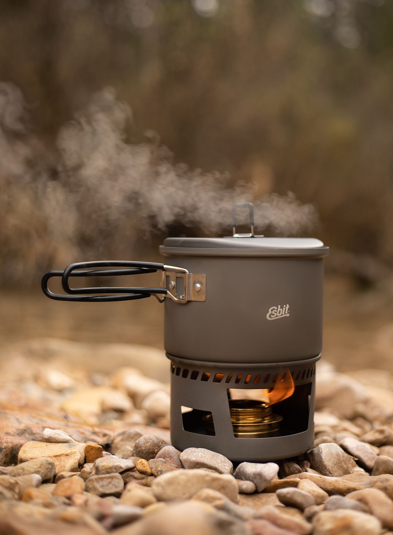 Pohodniški komplet Esbit Cookset with Alcohol Burner 1500 ml