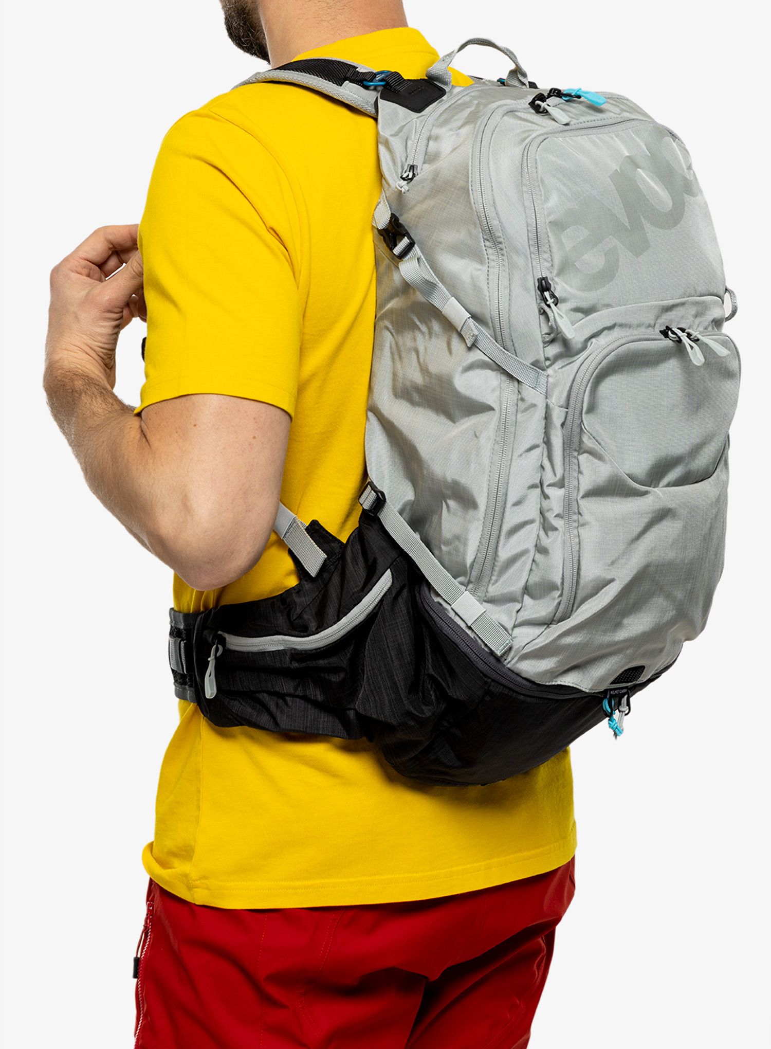 Kolesarski nahrbtnik Evoc Explorer Pro 30 - silver/carbon grey