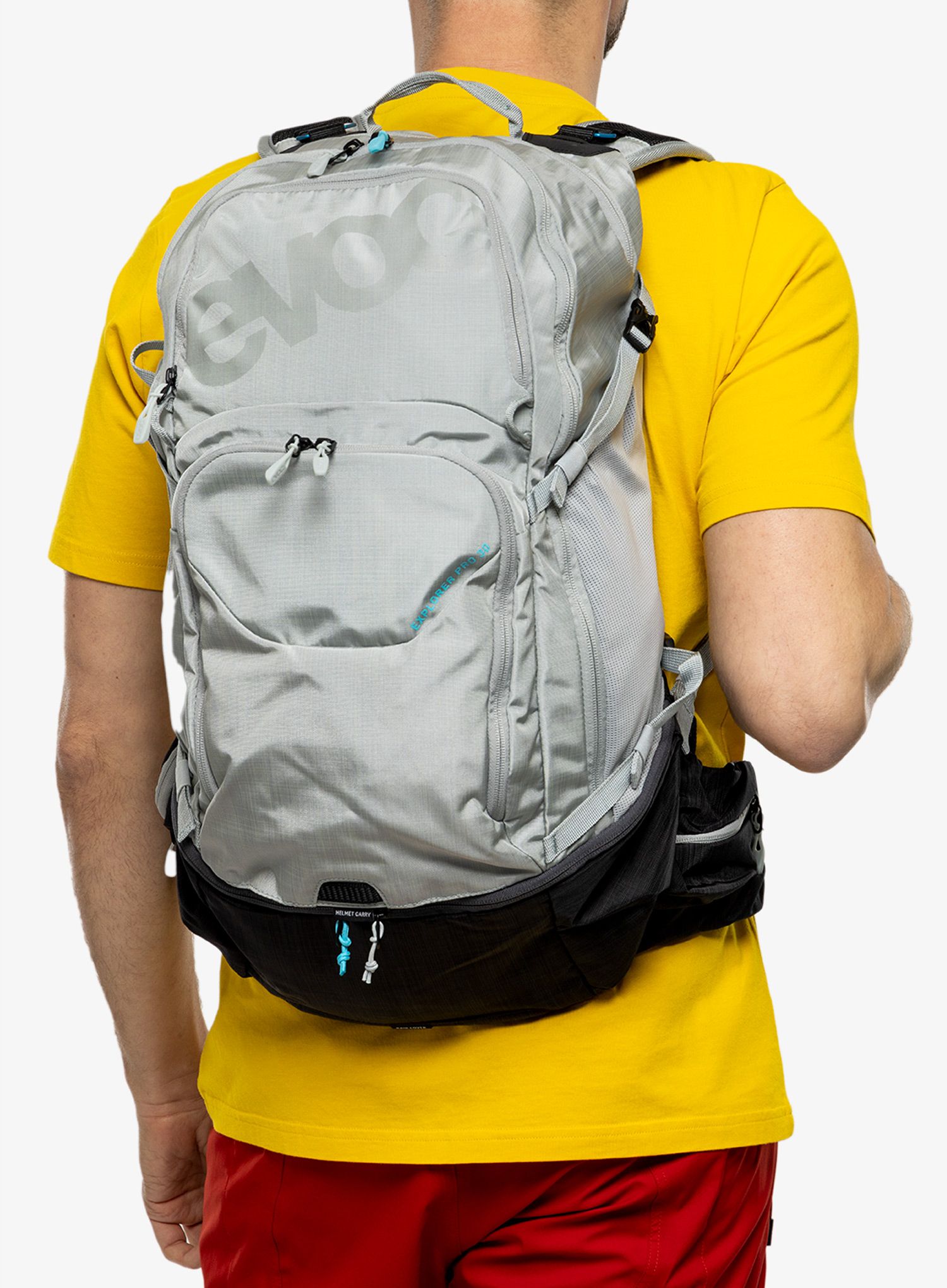 Kolesarski nahrbtnik Evoc Explorer Pro 30 - silver/carbon grey