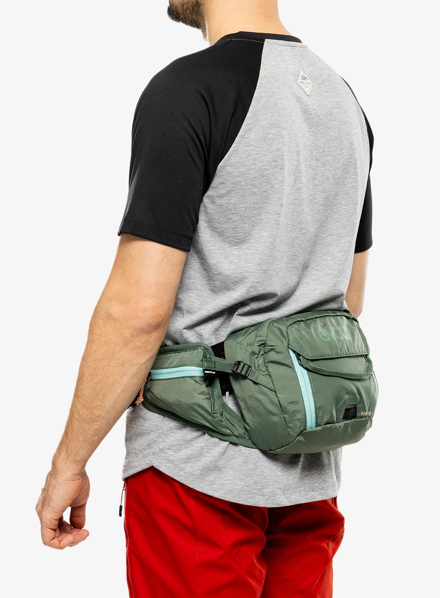 Torbica za okoli pasu Evoc Hip Pack 3 - olive