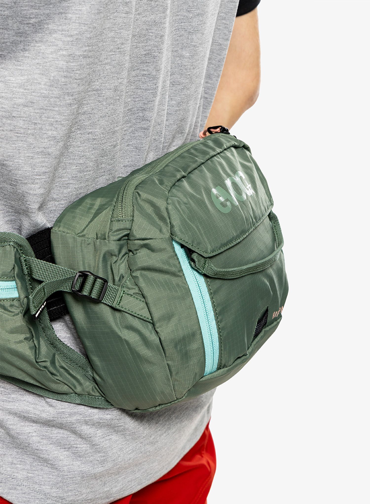Torbica za okoli pasu Evoc Hip Pack 3 - olive