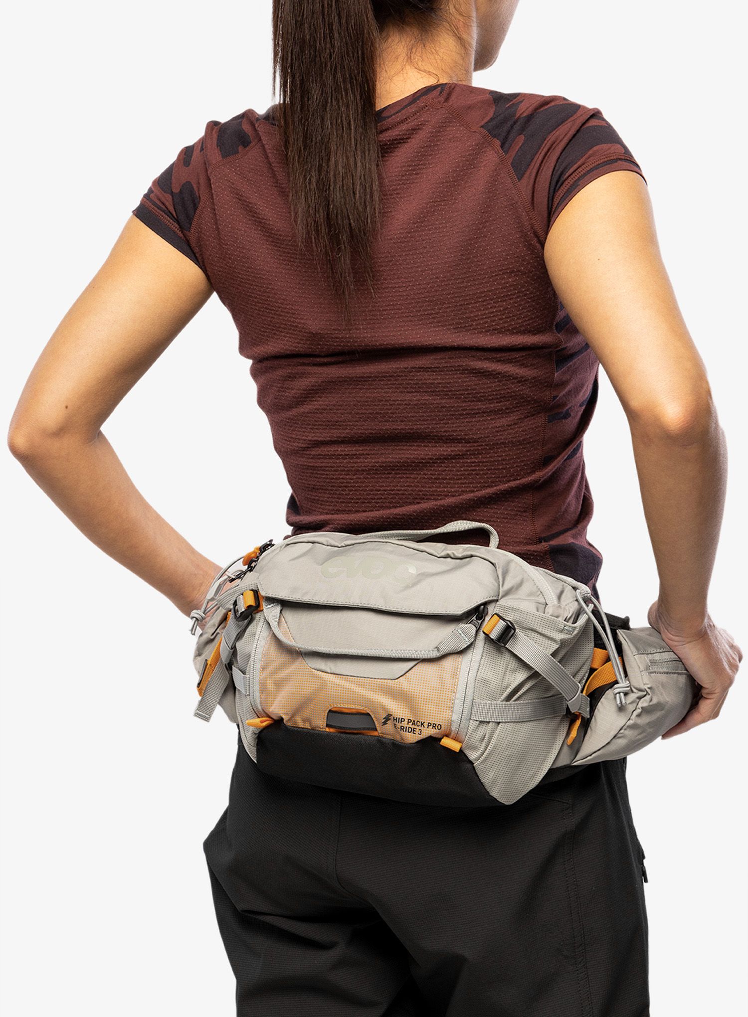 Kolesarska torbica za okoli pasu Evoc Hip Pack Pro E-Ride 3 - stone