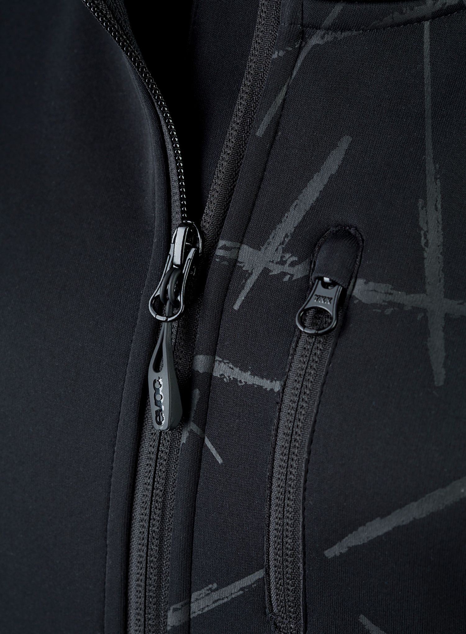 Ženska kolesarska jopa Evoc Hoody Jacket - black
