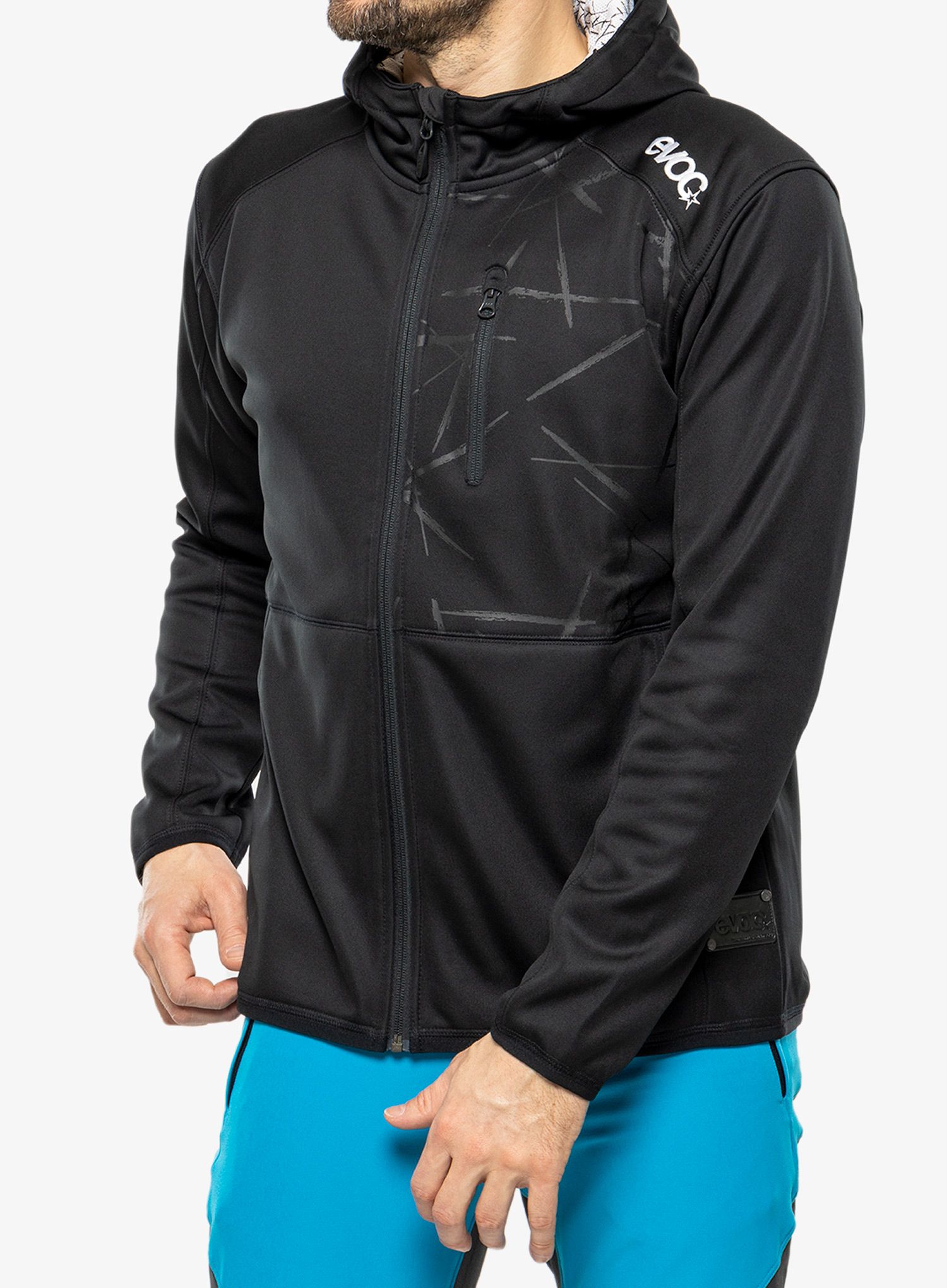 Kolesarska jopa Evoc Hoody Jacket - black