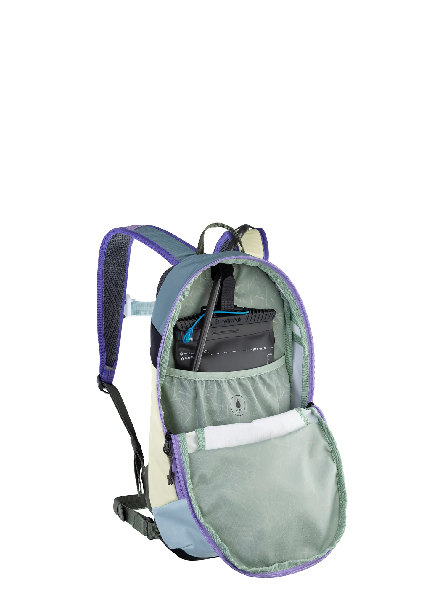 Kolesarski nahrbtnik Evoc Joyride 4 - steel/lemonade/mint