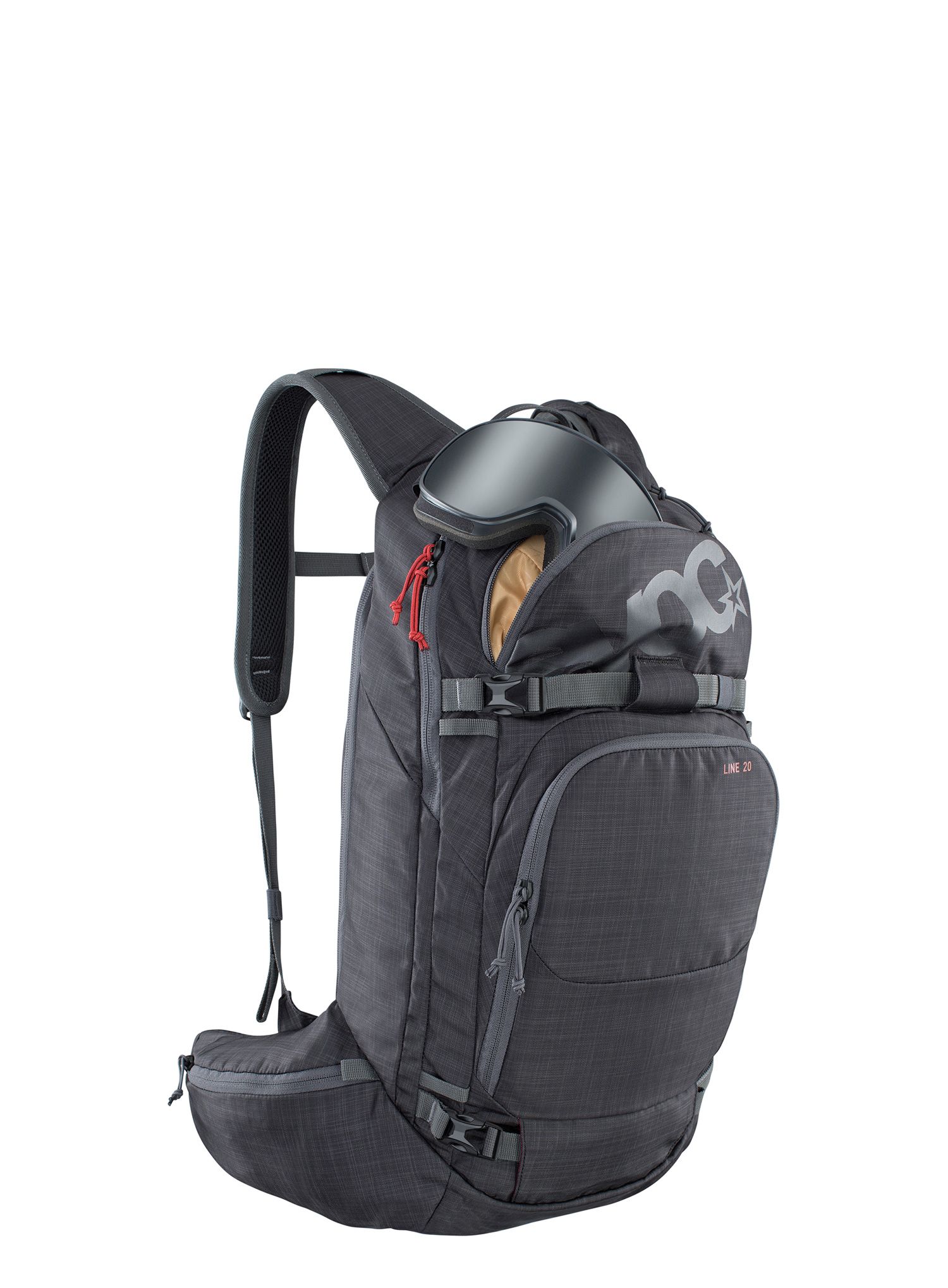 Nahrbtnik za turno smučanje Evoc Line 20 - heather carbon grey