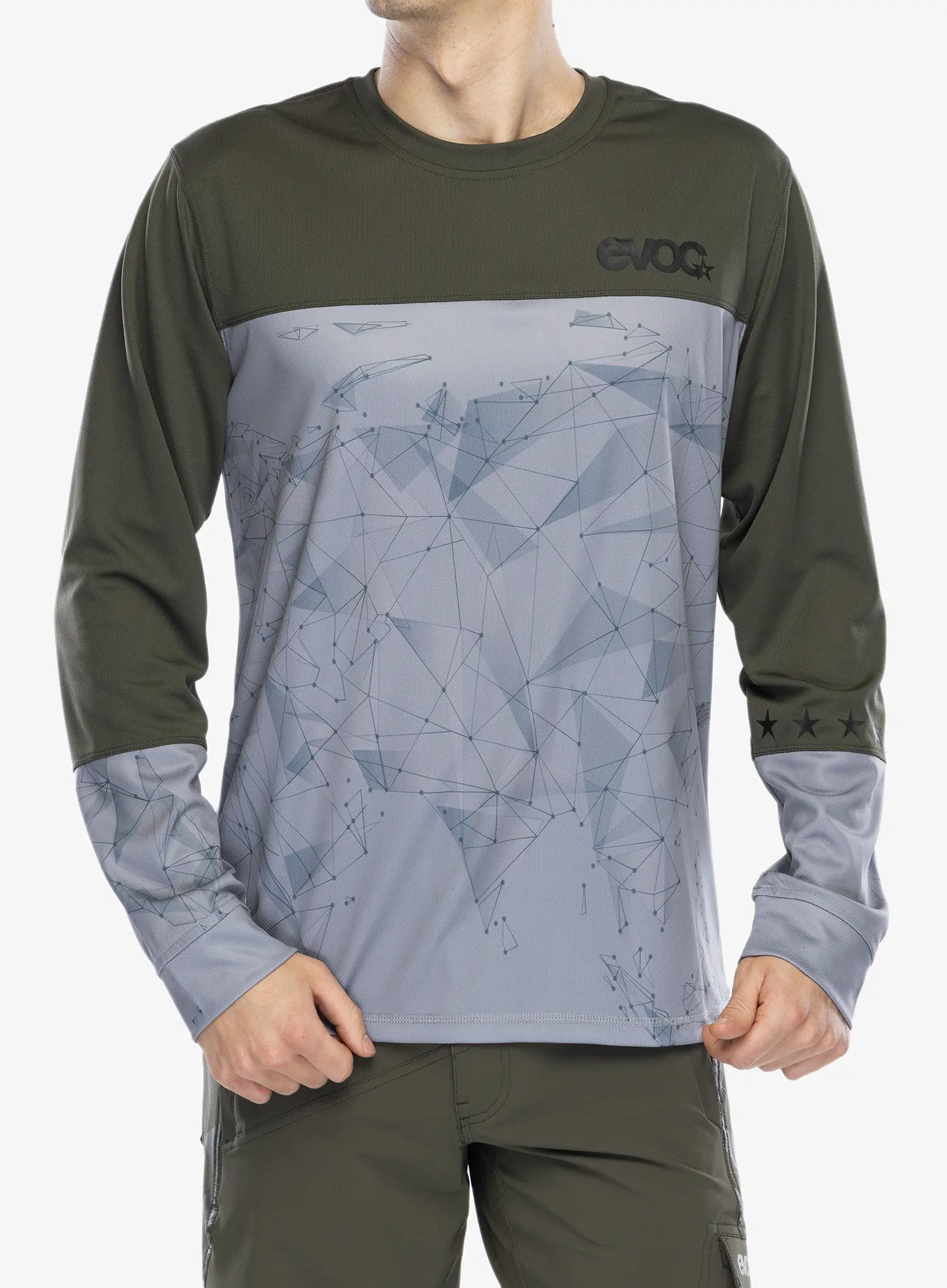 Kolesarska jopa Evoc Long Sleeve Jersey - stone