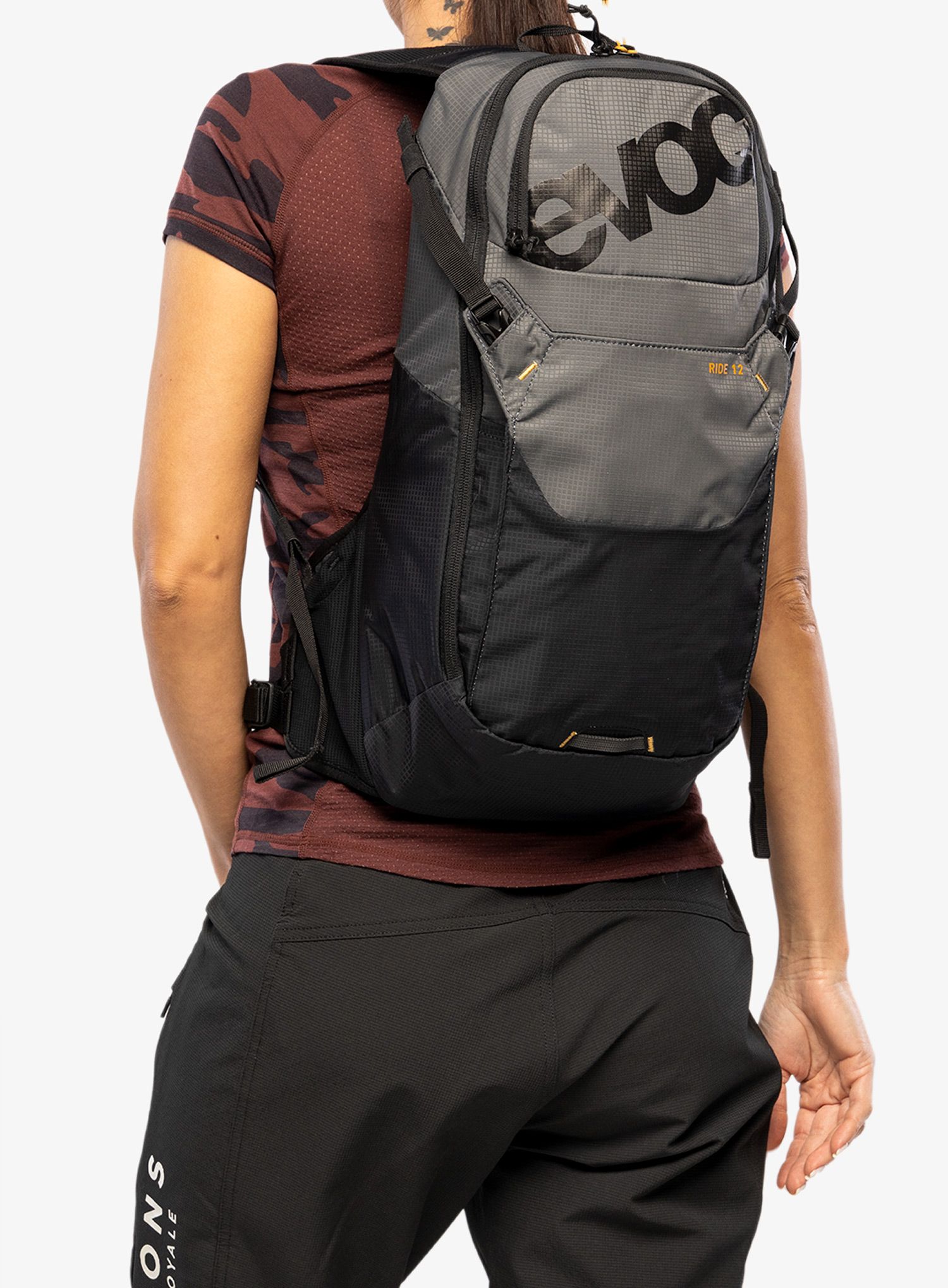 Kolesarski nahrbtnik Evoc Ride 12 - carbon grey/black