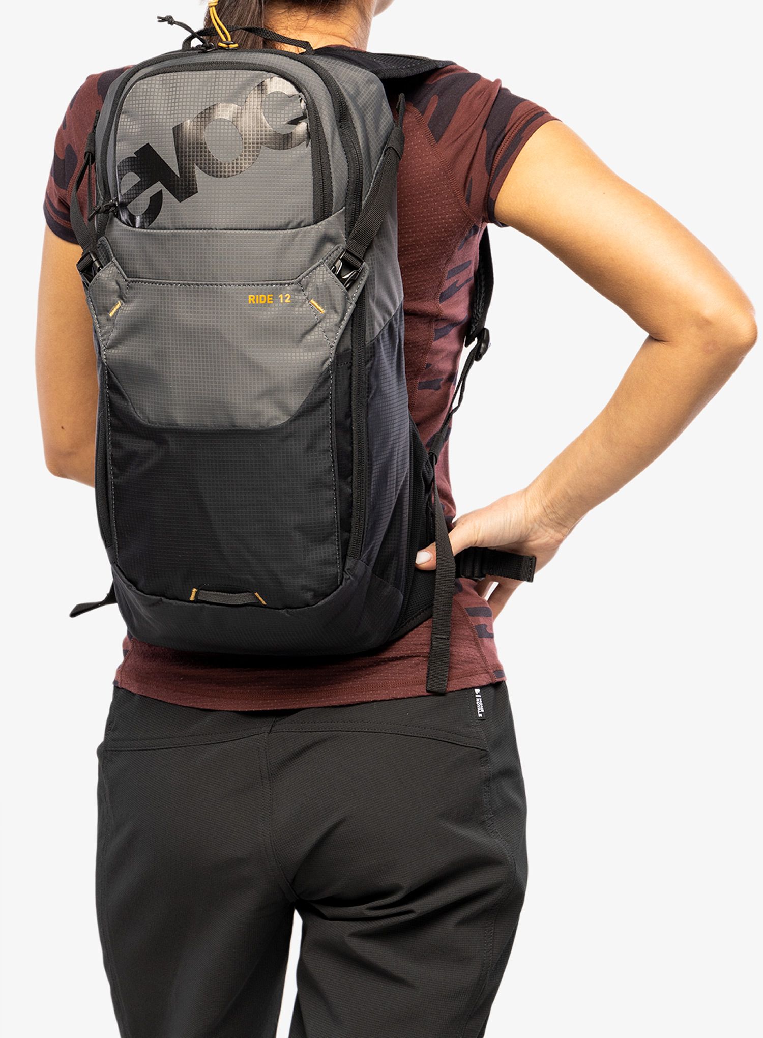 Kolesarski nahrbtnik Evoc Ride 12 - carbon grey/black