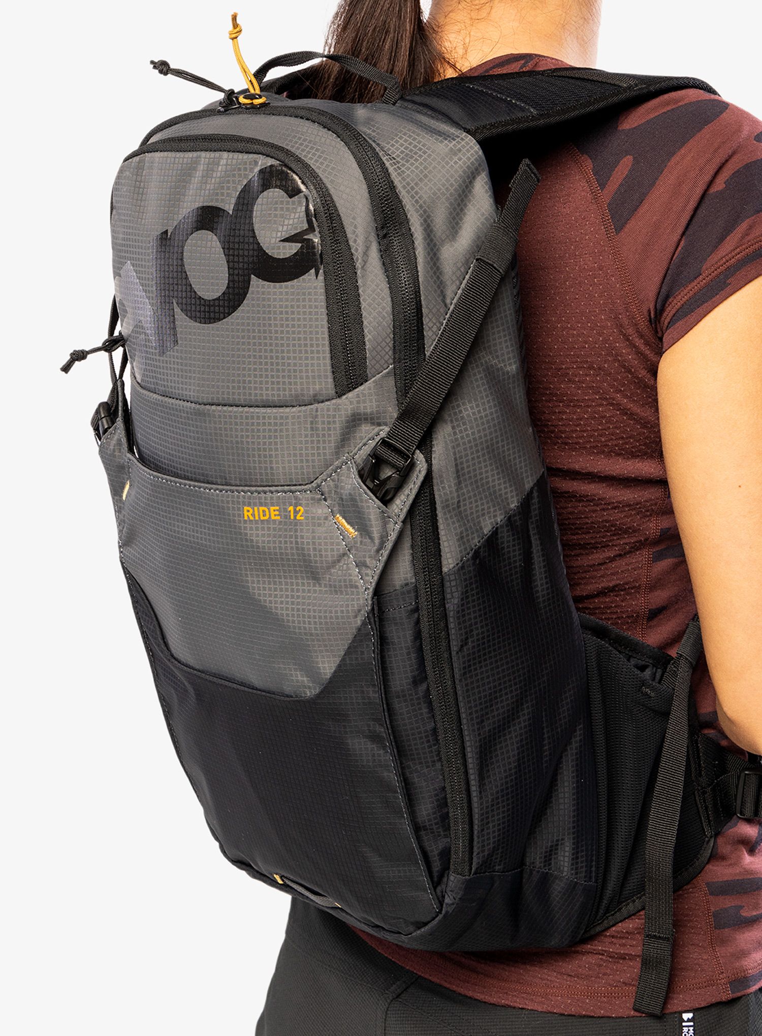 Kolesarski nahrbtnik Evoc Ride 12 - carbon grey/black