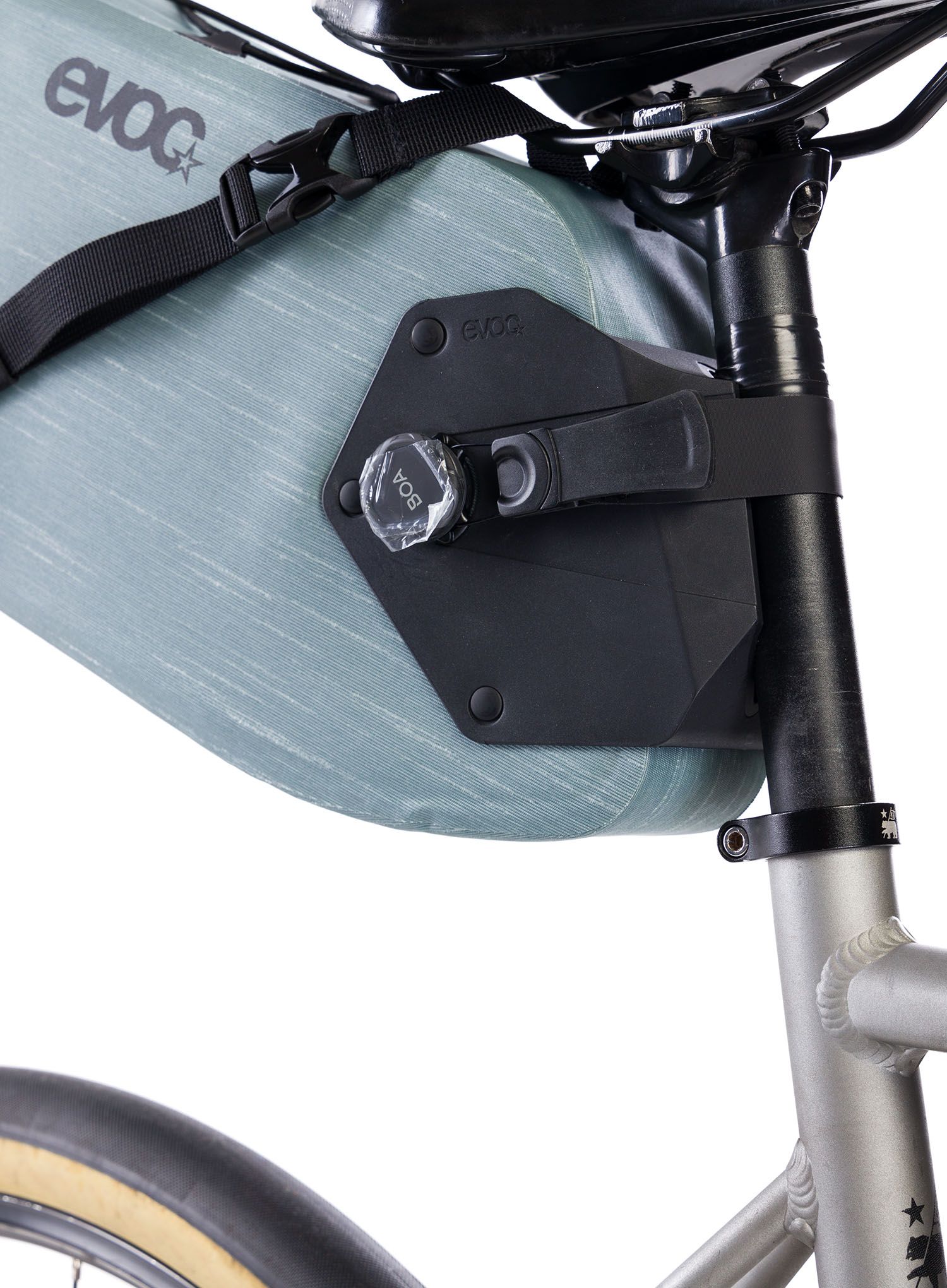 Sedežna torba Evoc Seat Pack BOA WP 12 - steel