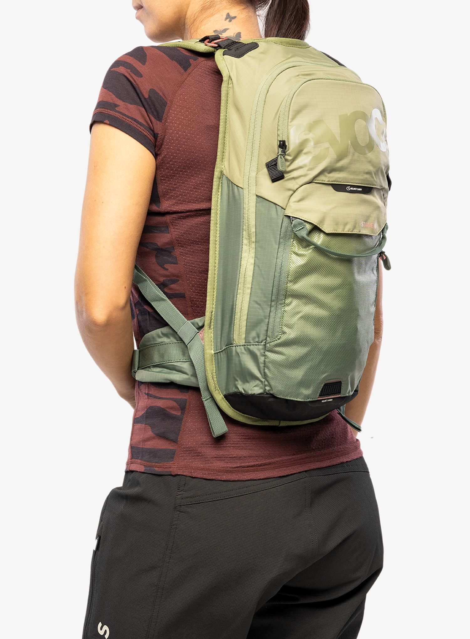 Nahrbtnik za kolesarjenje Evoc Stage 6 - light olive/olive