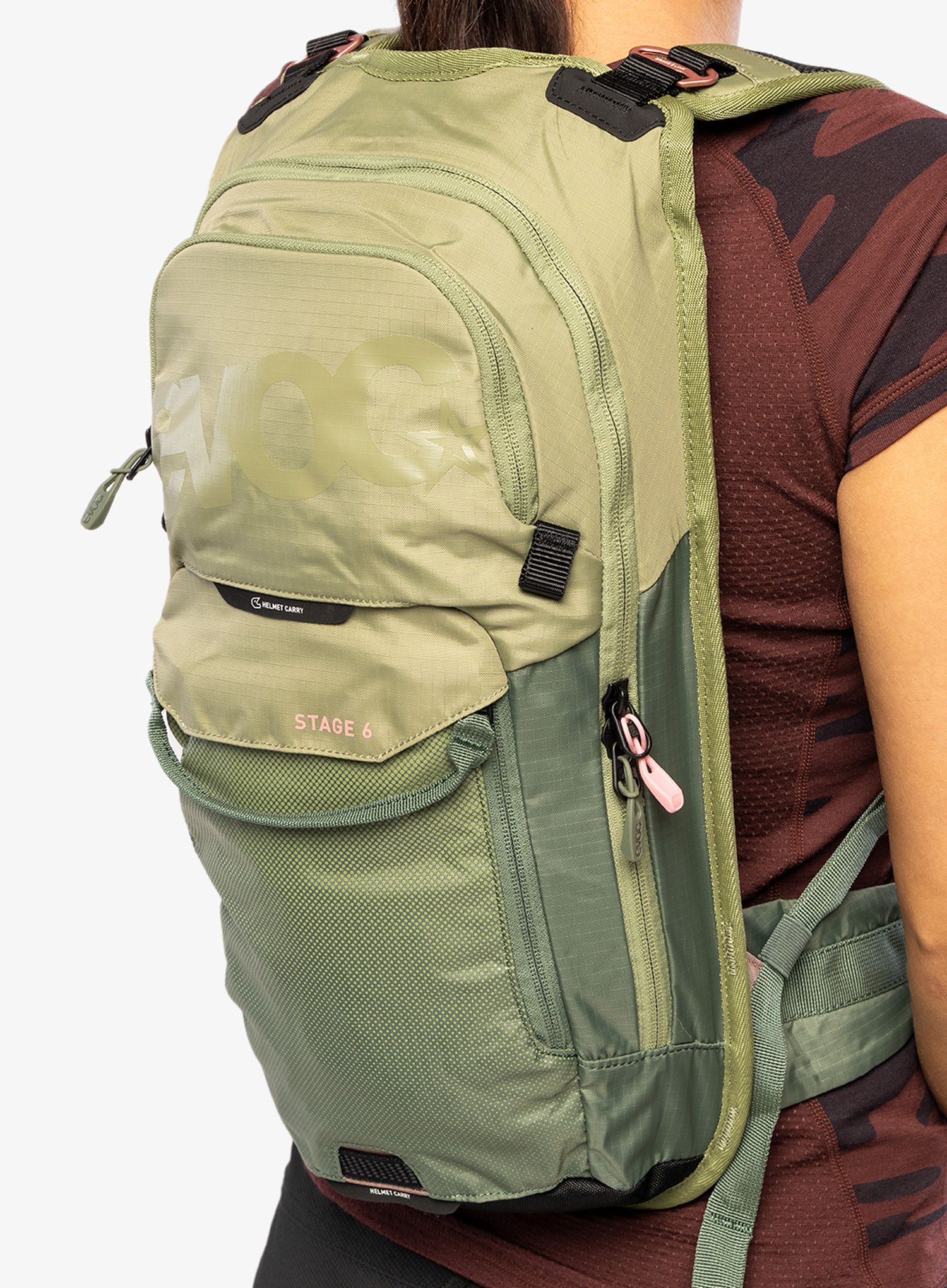 Nahrbtnik za kolesarjenje Evoc Stage 6 - light olive/olive