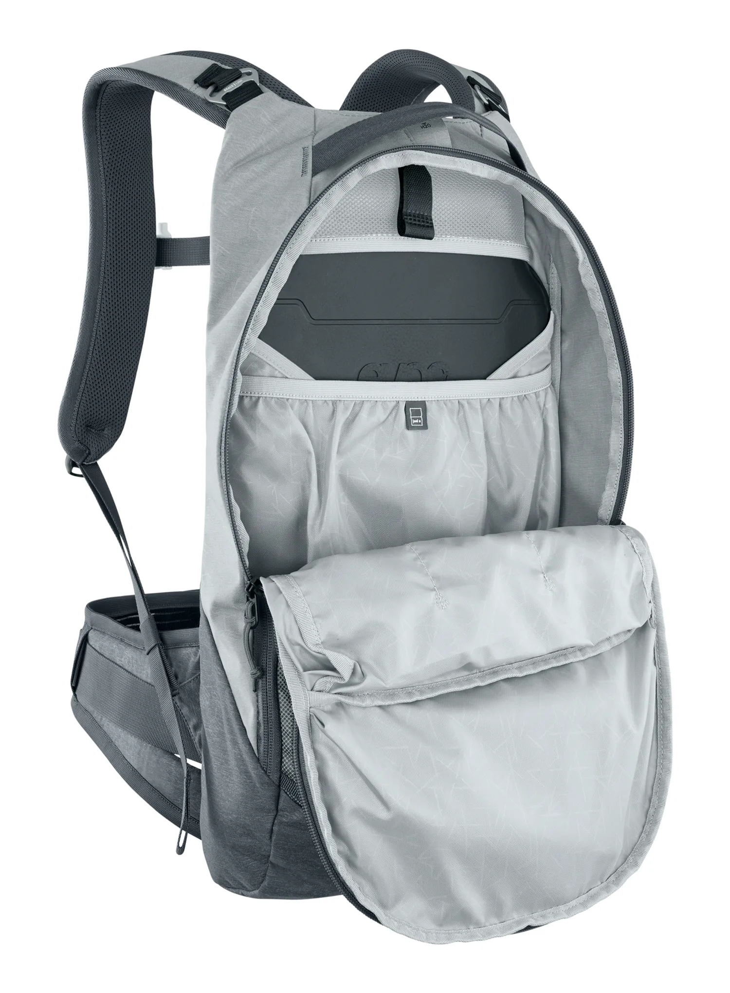 Kolesarski nahrbtnik Evoc Trail Pro 10 - stone/carbon grey