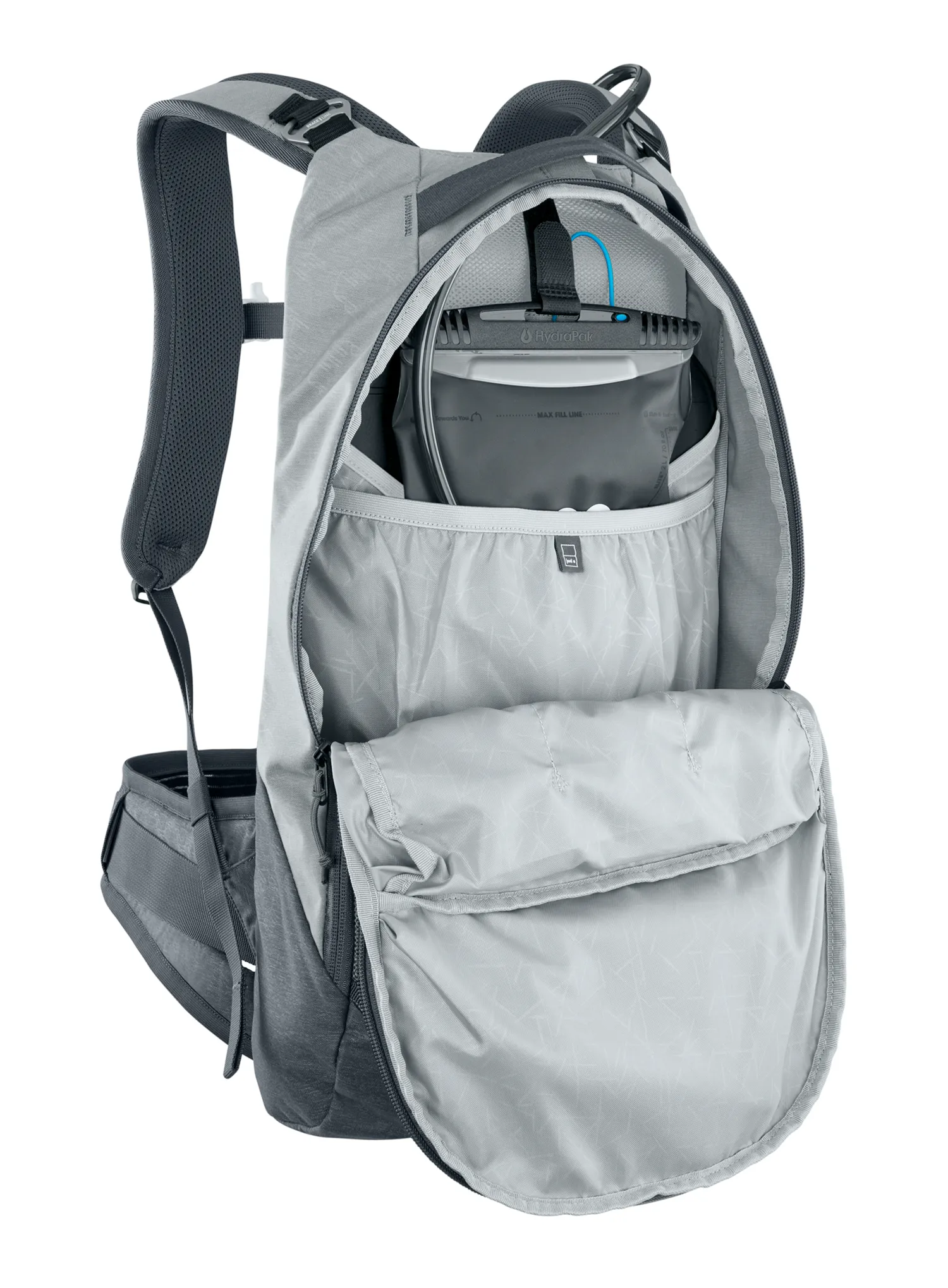 Kolesarski nahrbtnik Evoc Trail Pro 10 - stone/carbon grey