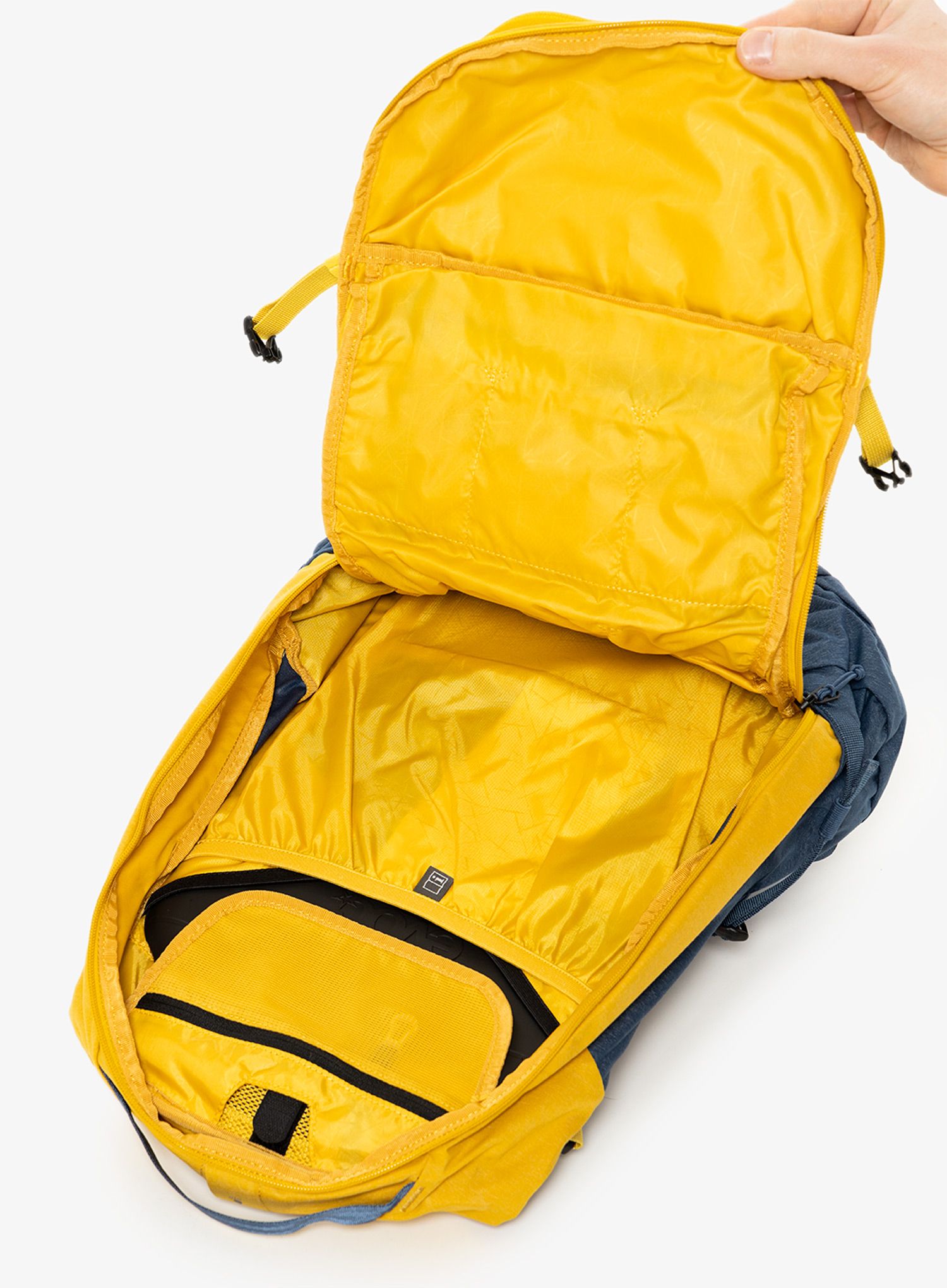 Enduro nahrbtnik Evoc Trail Pro 26 - curry/denim