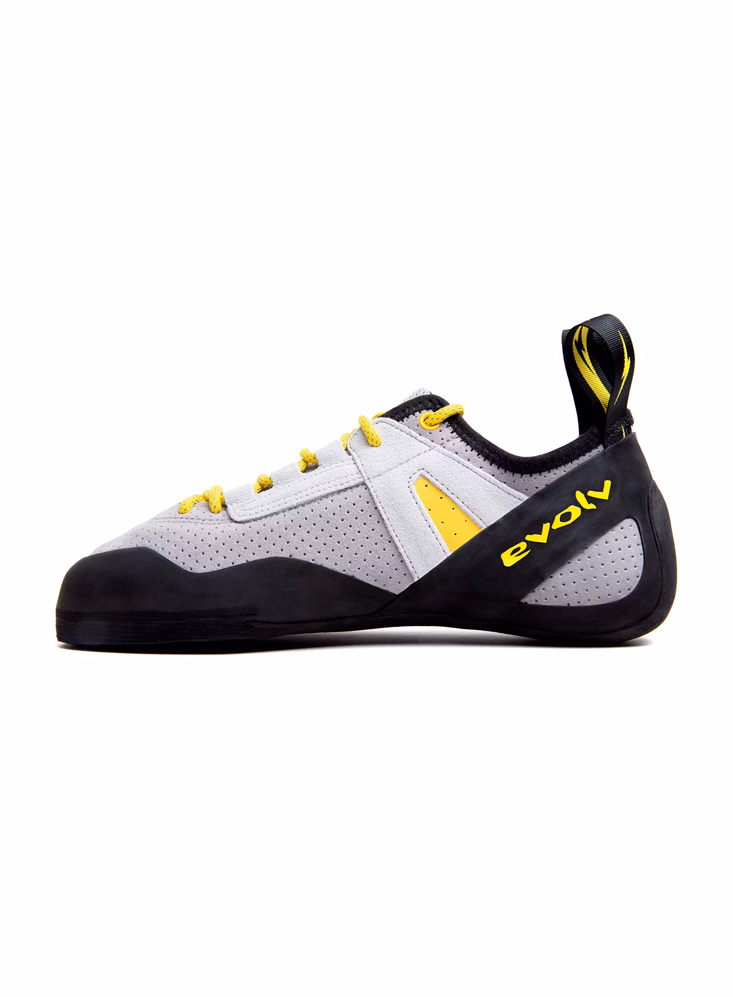 Plezalni čevlji Evolv Defy Lace - fog gray/banana