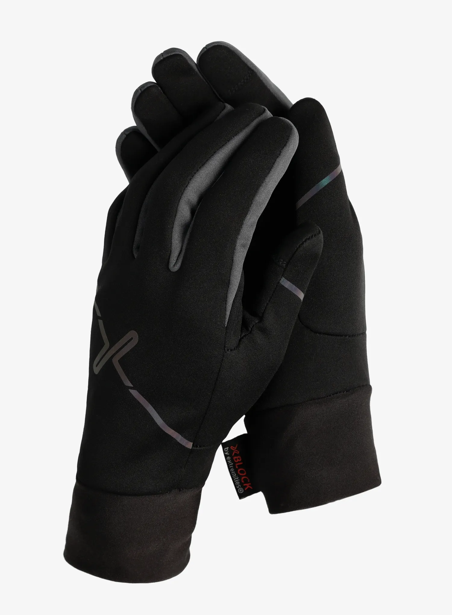 Rokavice Extremities Maze Runner Glove Xglo - black/holographic