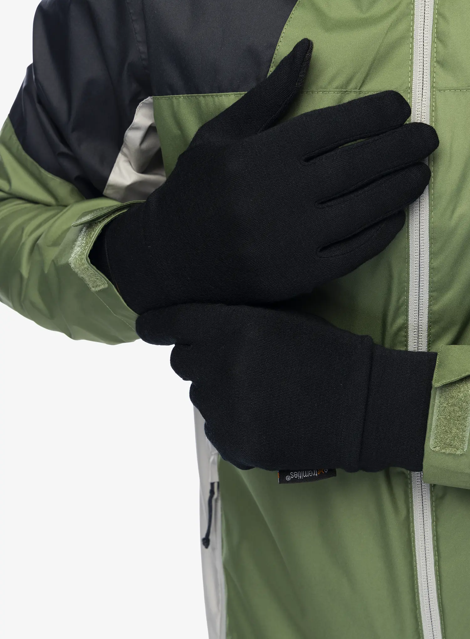 Volnene rokavice Extremities Merino Touch Liner Glove - black