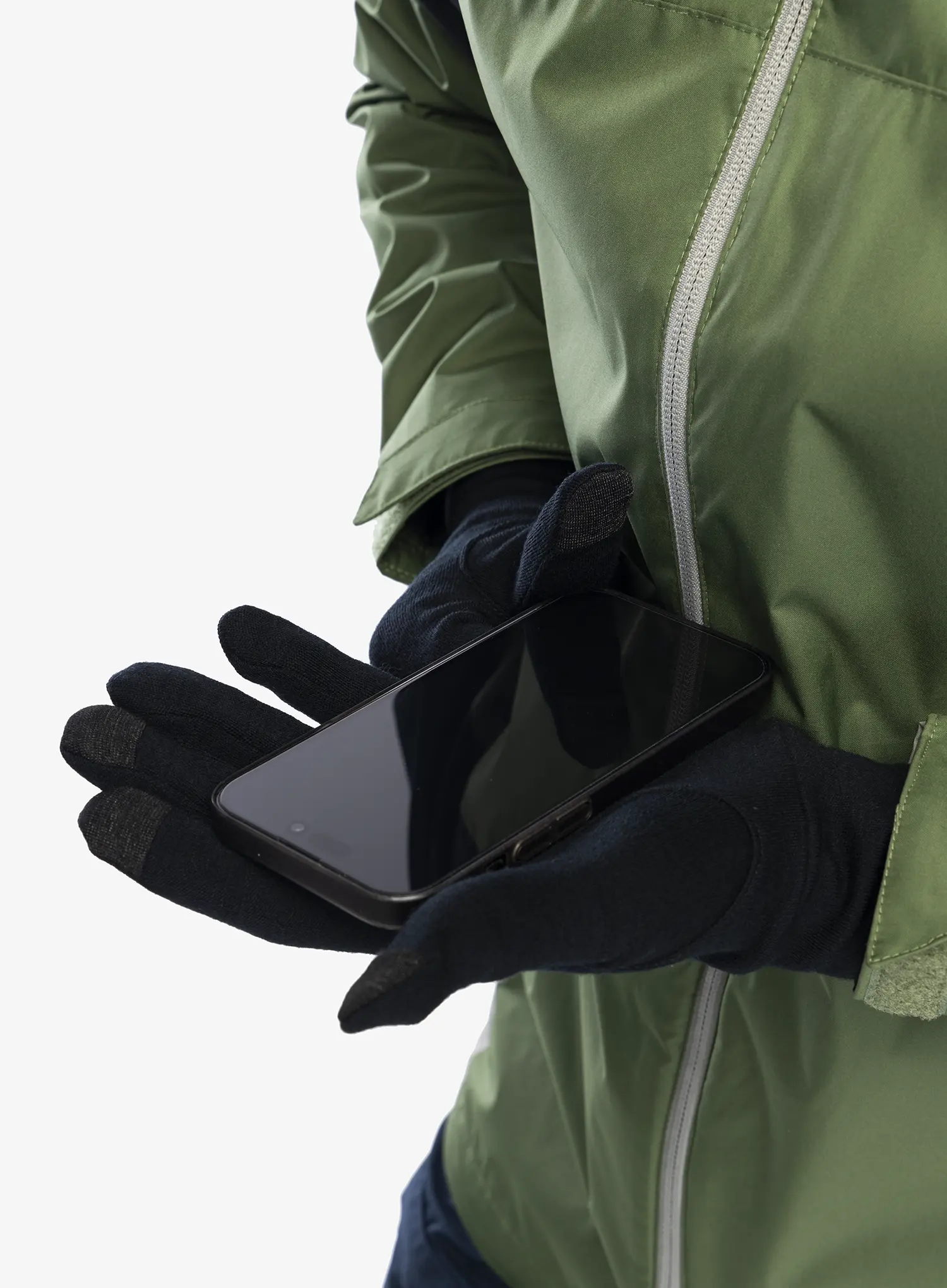 Volnene rokavice Extremities Merino Touch Liner Glove - black