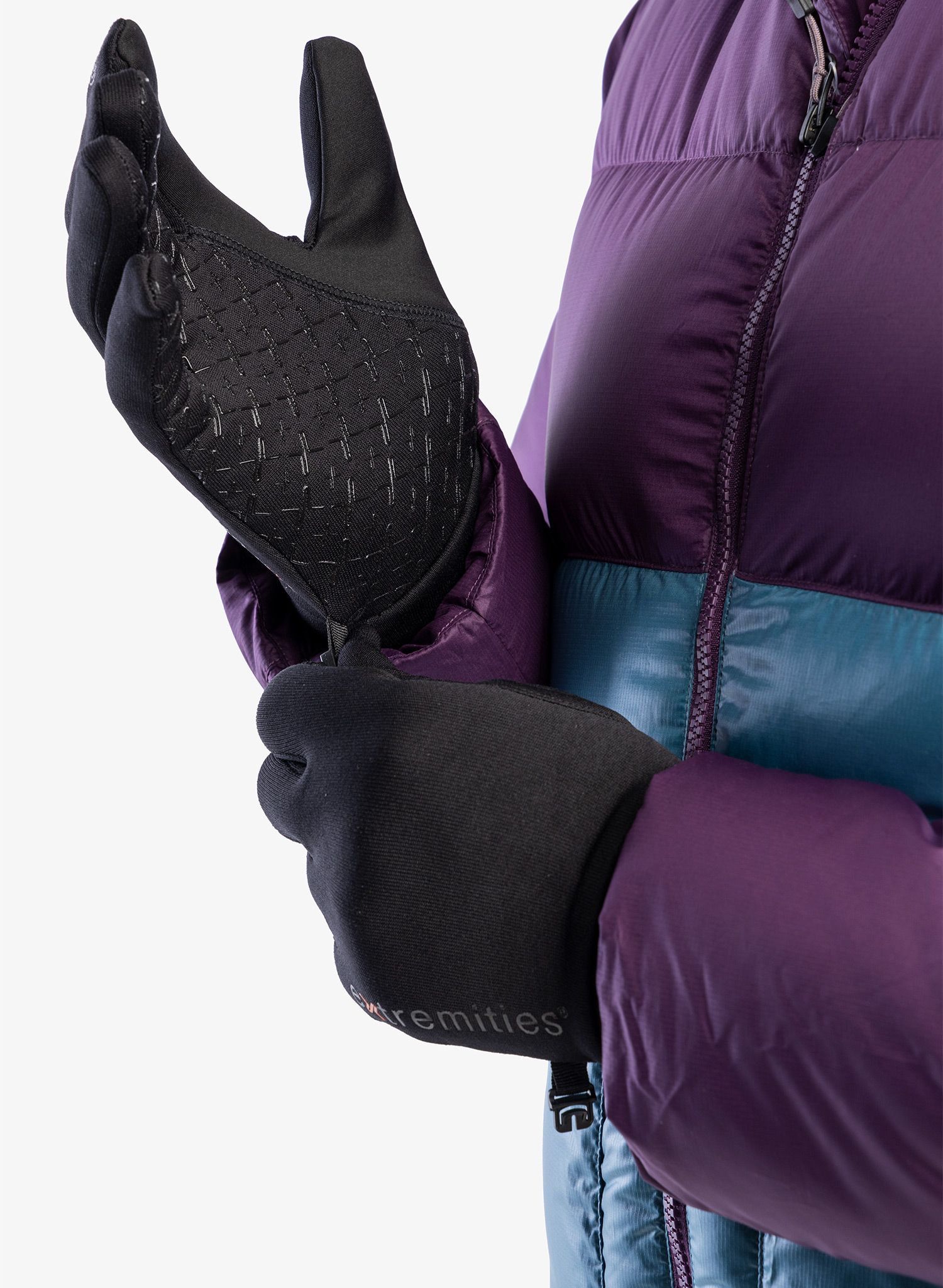 Rokavice iz flisa Extremities Sticky Power Liner Glove - black