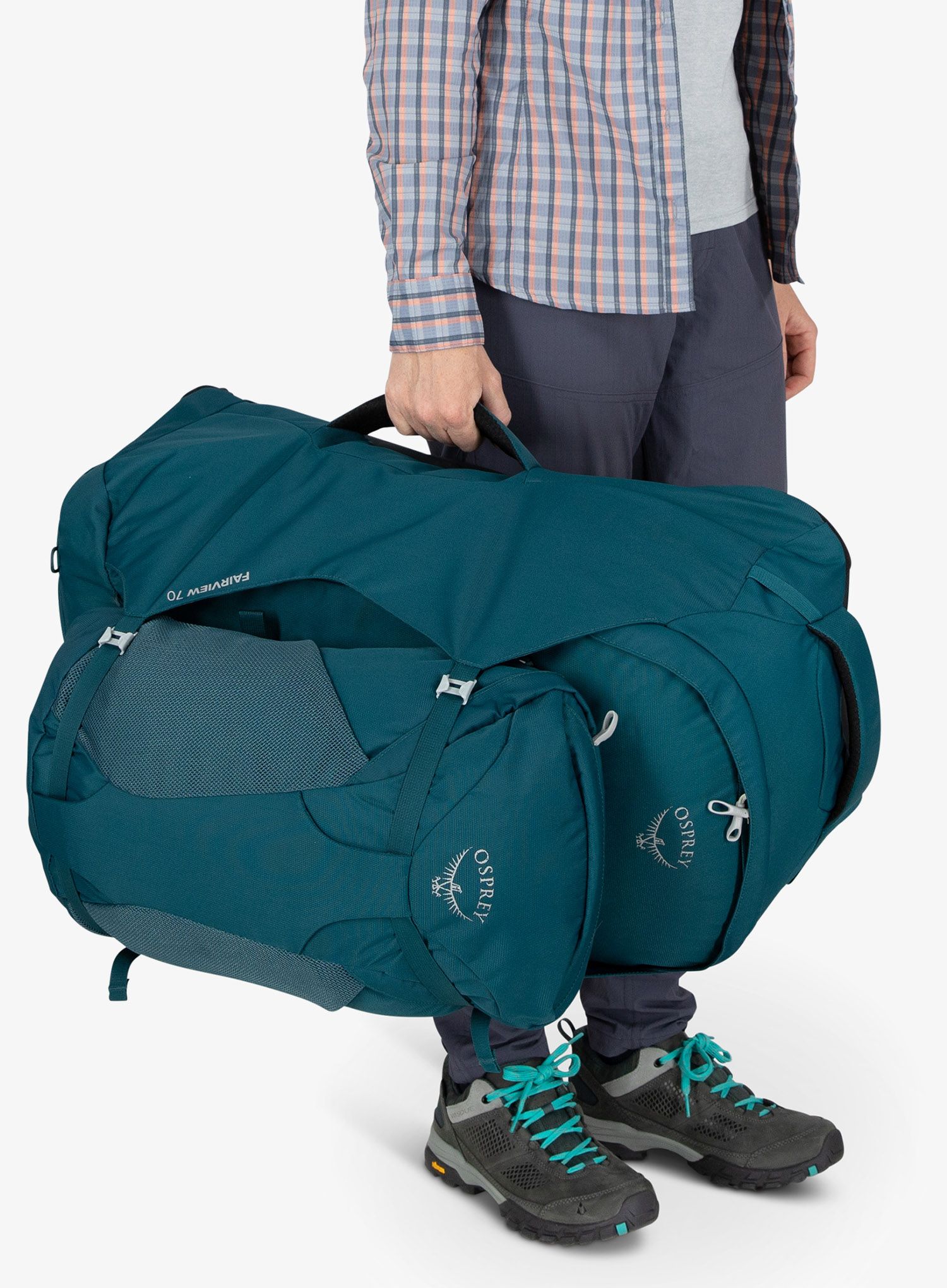 Ženski potovalni nahrbtnik Osprey Fairview 70 - night jungle blue