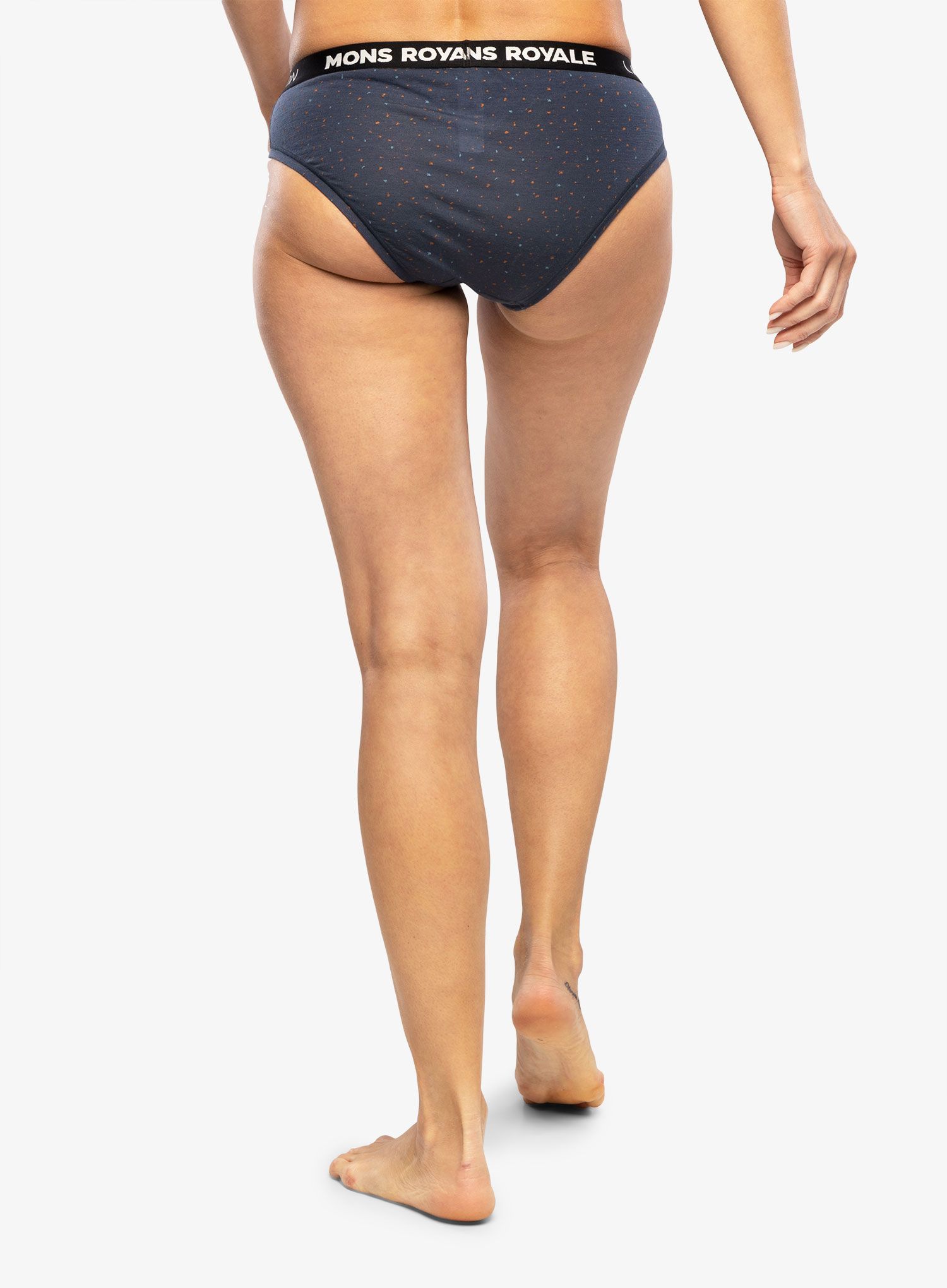 Ženske spodnjice Mons Royale FOLO Brief - midnight terrazzo