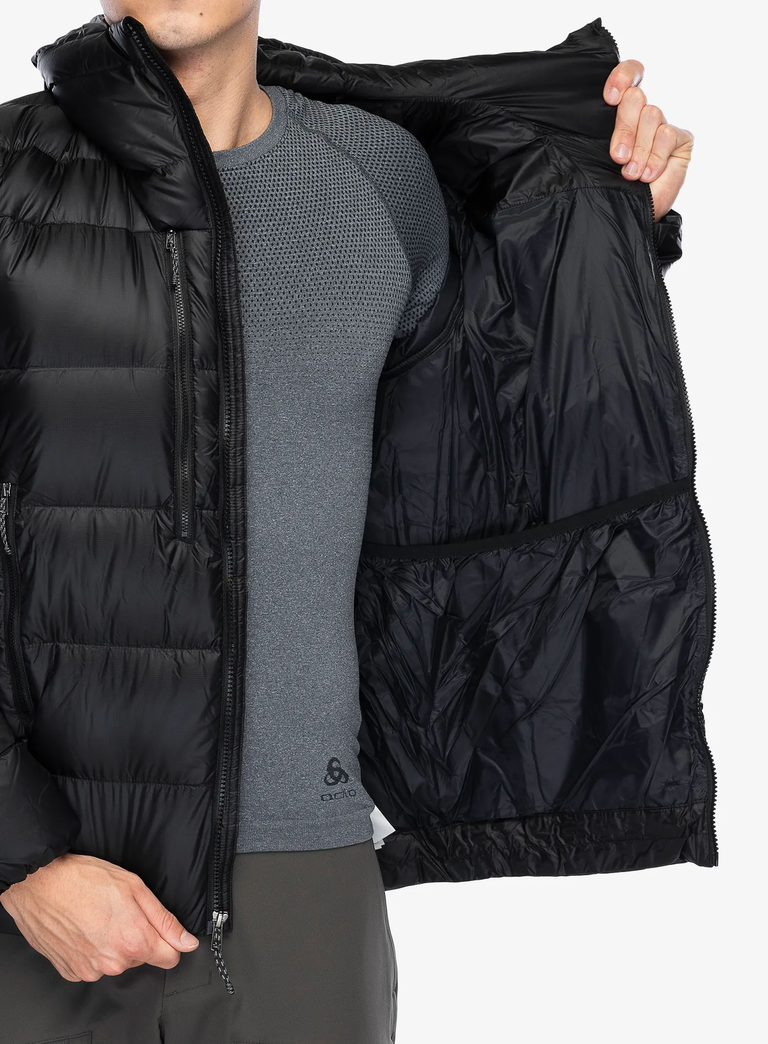 Moška jakna Patagonia Fitz Roy Down Hoody - black