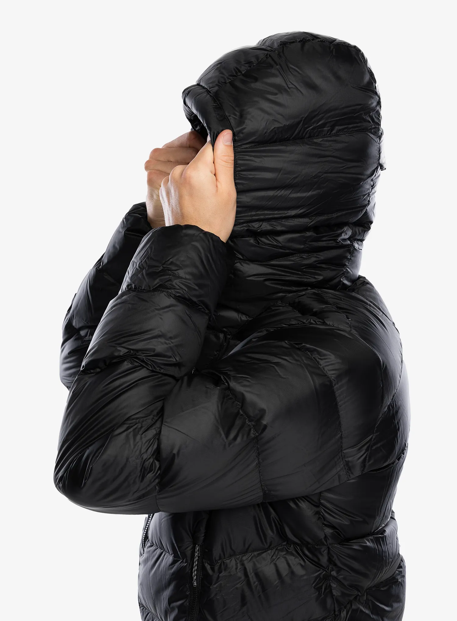 Moška jakna Patagonia Fitz Roy Down Hoody - black