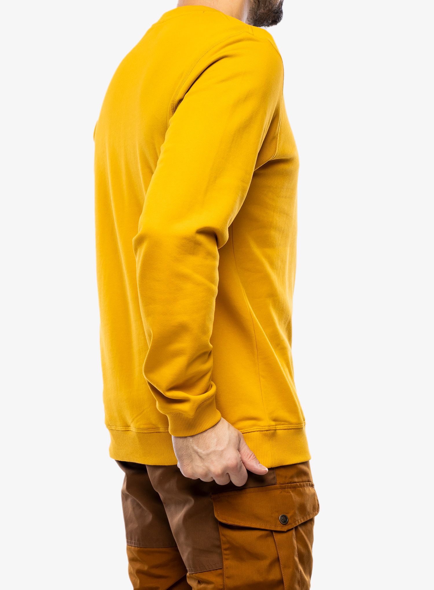 Jopica Fjallraven 1960 Logo Badge Sweater M - mustard yellow