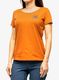 Ženska bombažna majica Fjallraven 1960 Logo T-shirt - terracotta brown