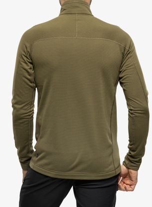 Flis Fjallraven Abisko Lite Fleece Half Zip - green