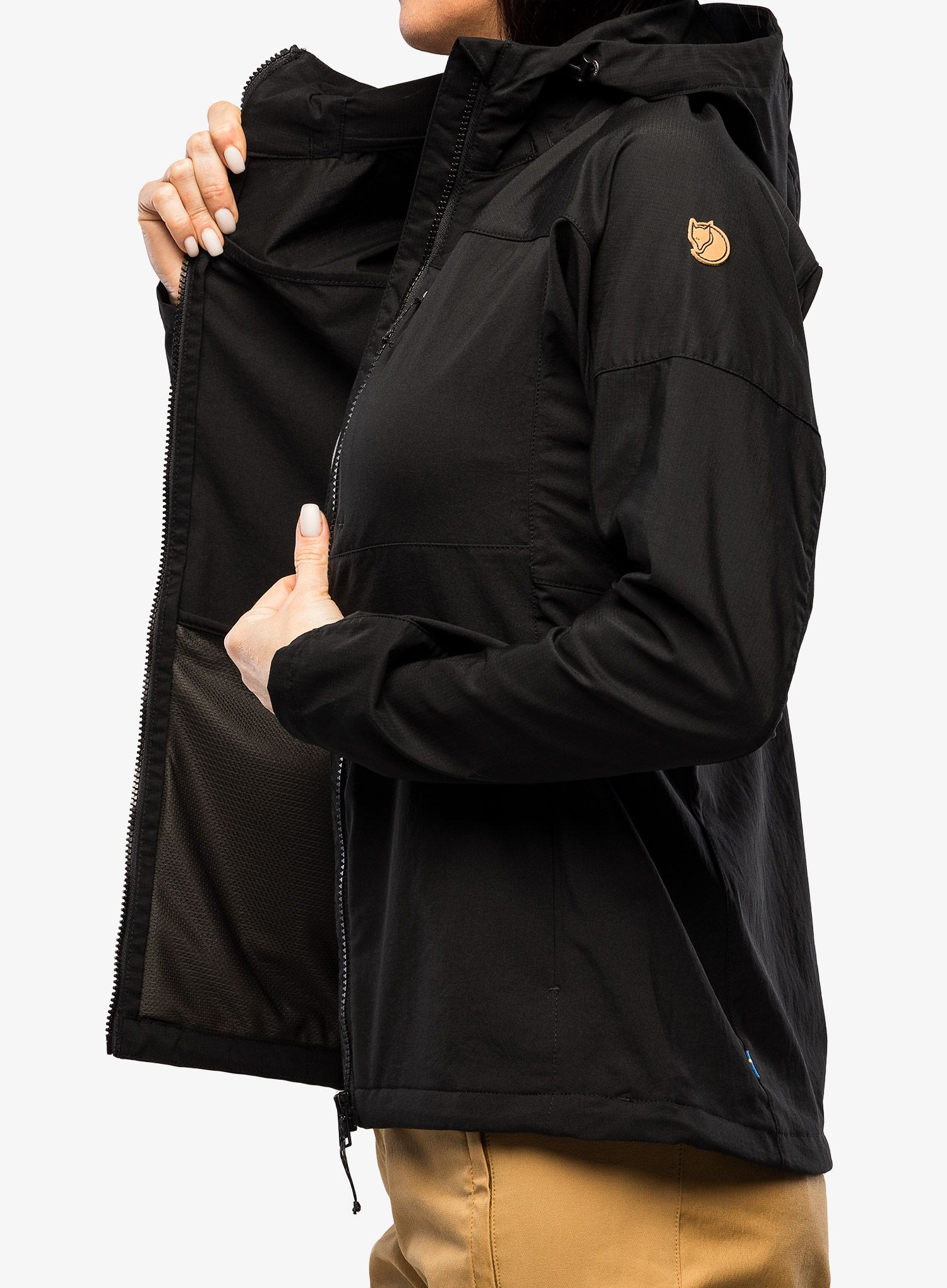 Ženska jakna Fjallraven Abisko Midsummer Jacket - black