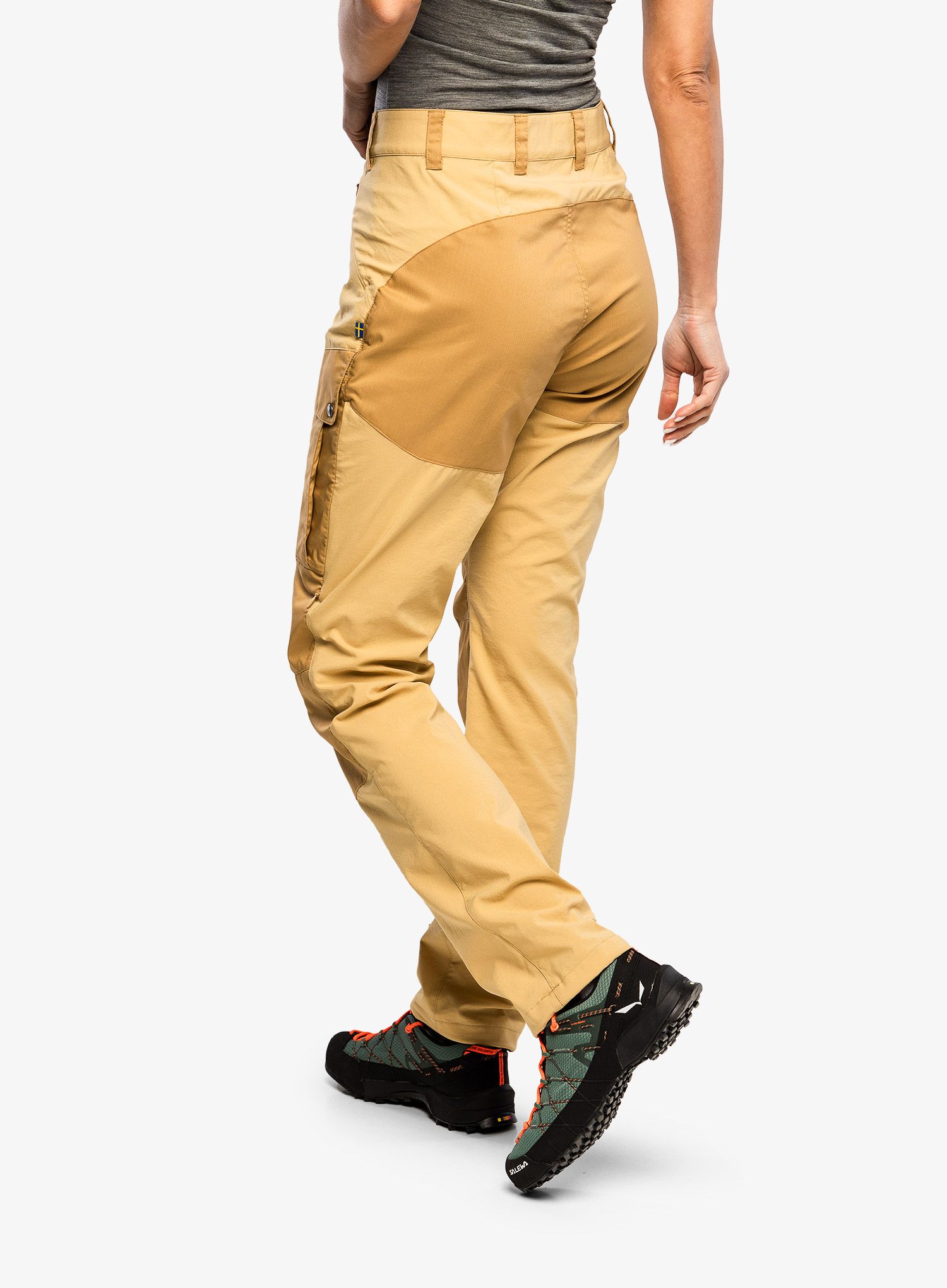 Ženske hlače Fjallraven Abisko Midsummer Trousers Reg - dune beige/brown