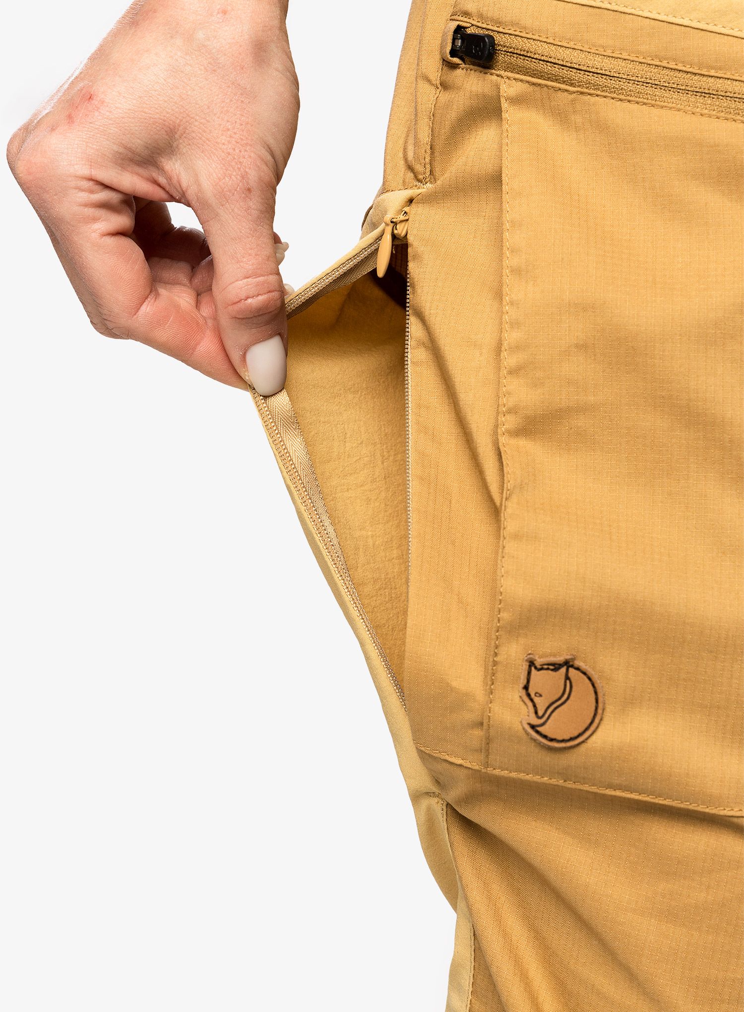 Ženske hlače Fjallraven Abisko Midsummer Trousers Reg - dune beige/brown