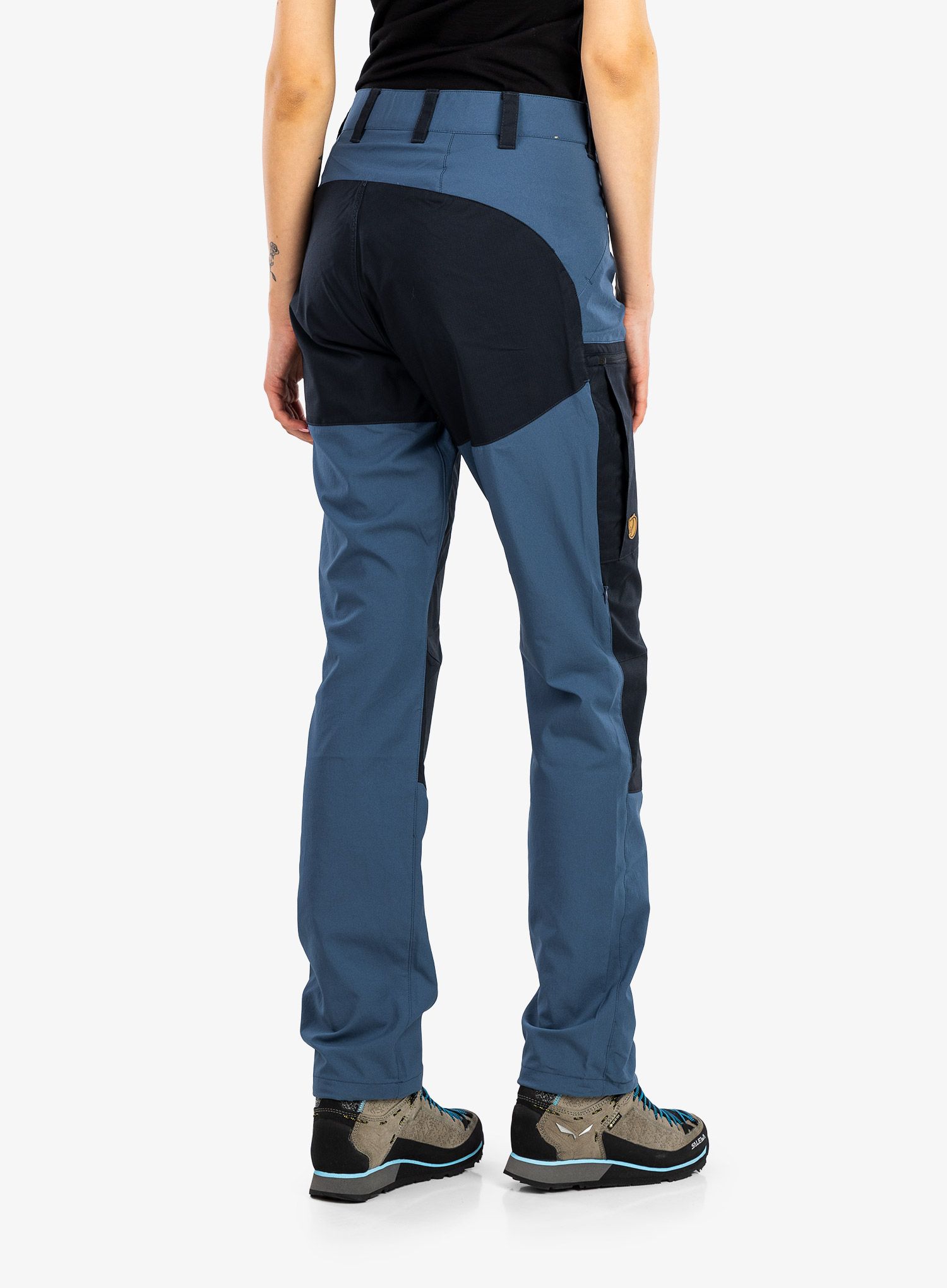 Ženske hlače Fjallraven Abisko Midsummer Trs  - indigo blue-dark navy