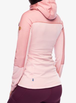 Ženska jopica Fjallraven Abisko Trail Fleece - chalk rose/dusty rose