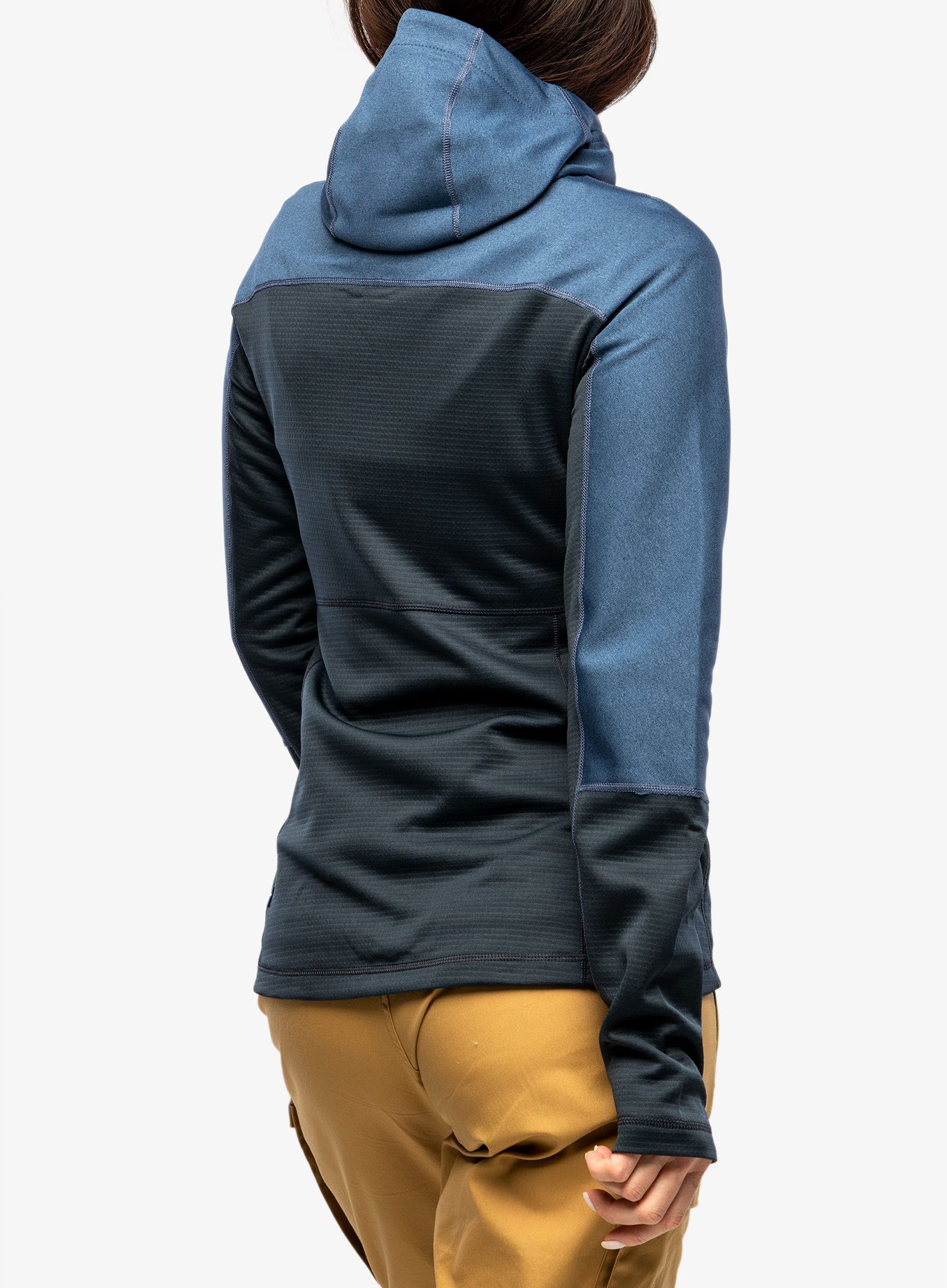 Ženska jopica Fjallraven Abisko Trail Fleece - dark navy/indigo blue