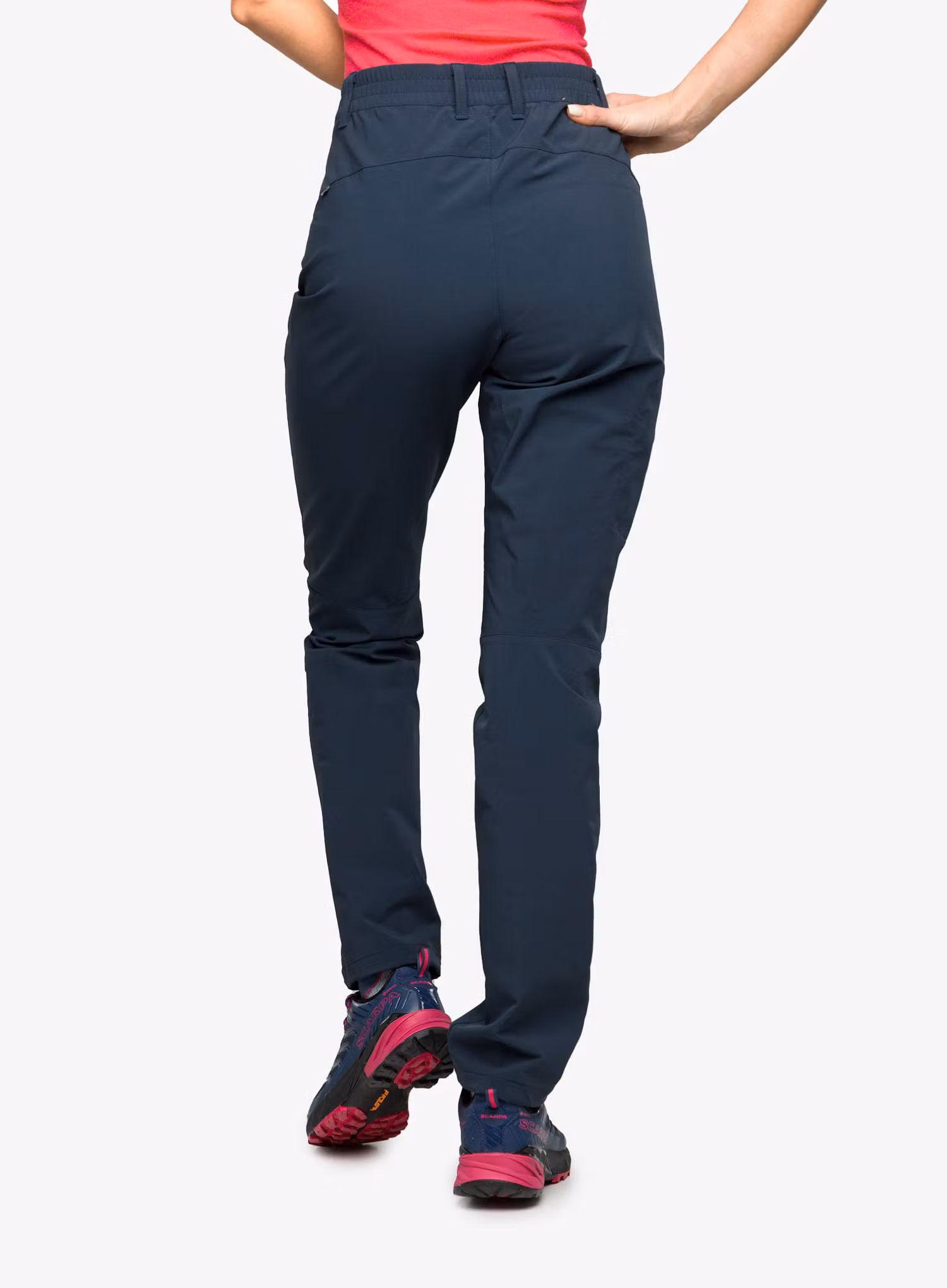 Ženske treking hlače Fjallraven Abisko Trail Stretch Trousers - dark navy